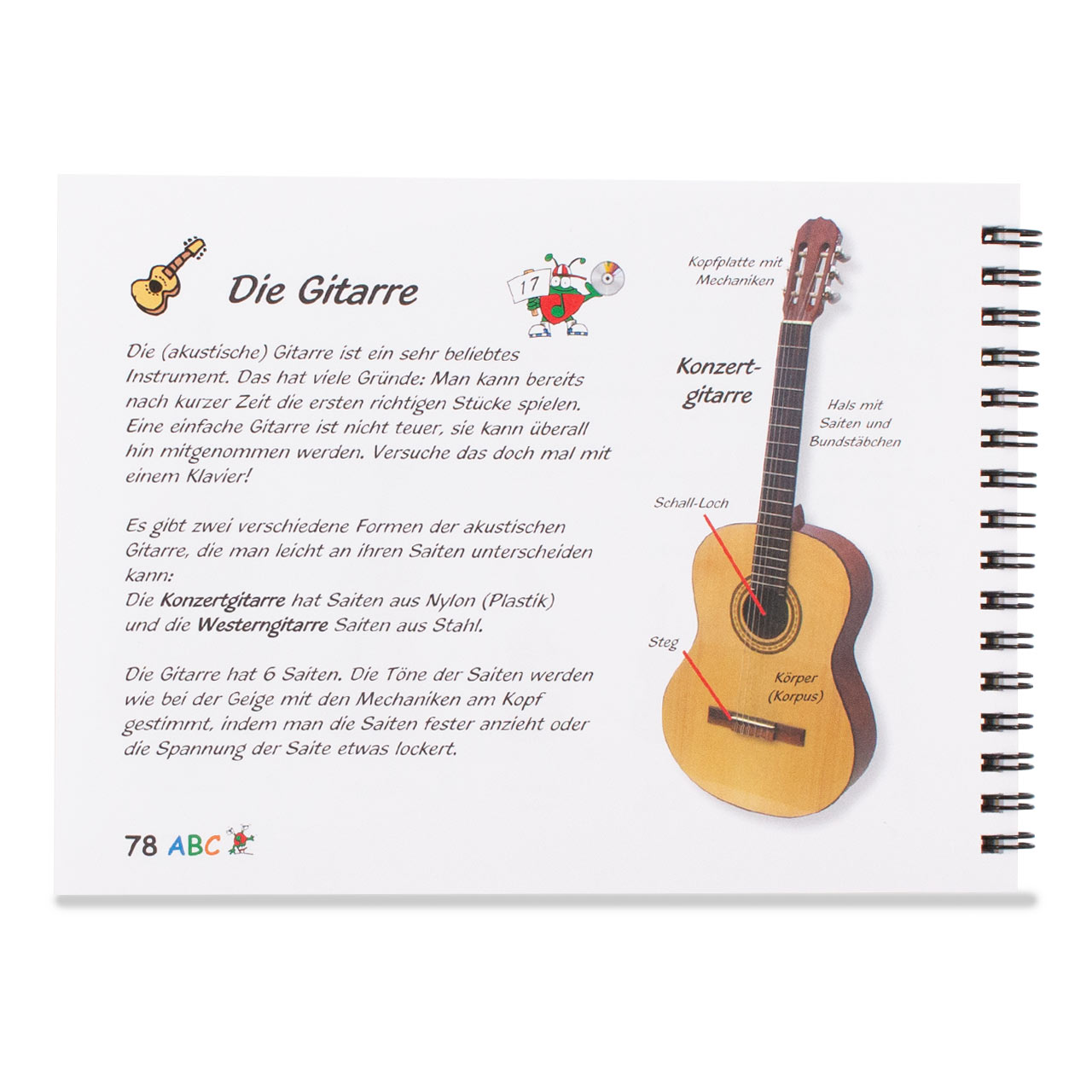 Einfach erklärt - Musiklehre Musikbuch ab 6 Jahre mit CD