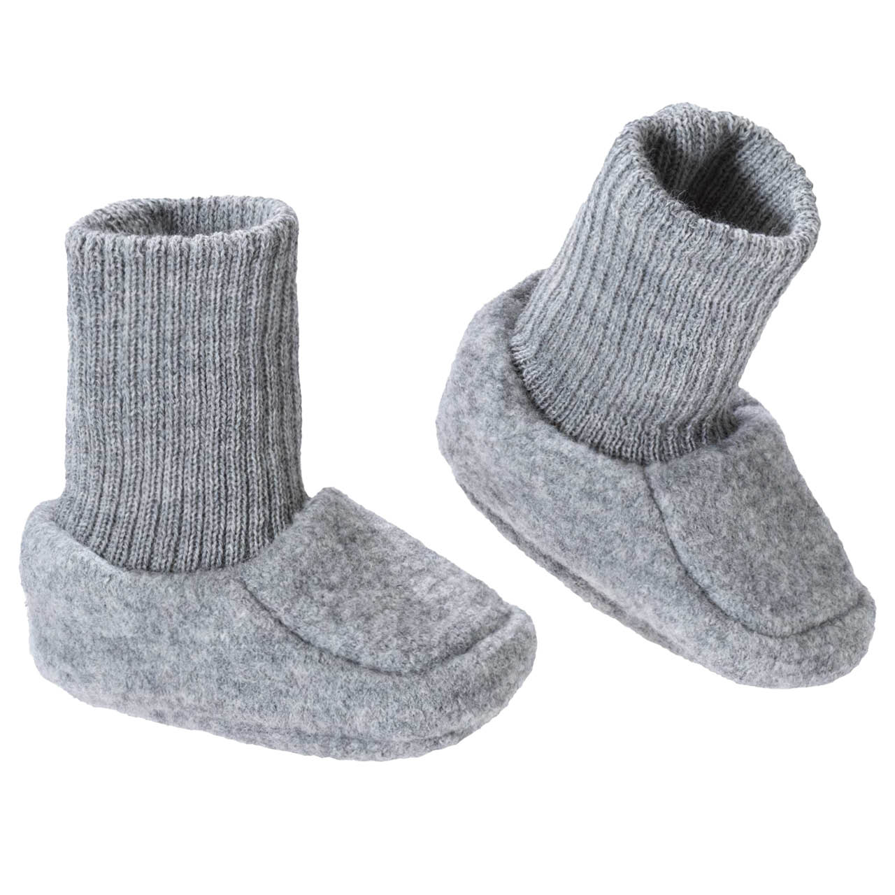 Warme Walk Babyschuhe grau