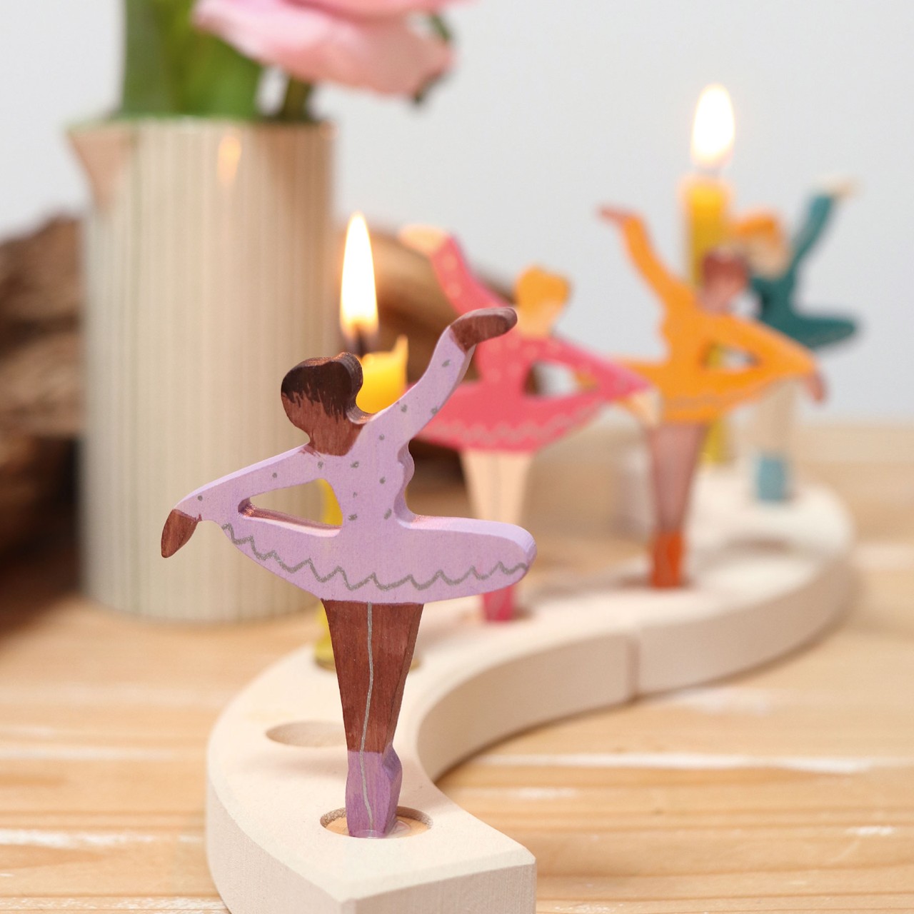 Grimm´s Ballerina Stecker Deko rosa