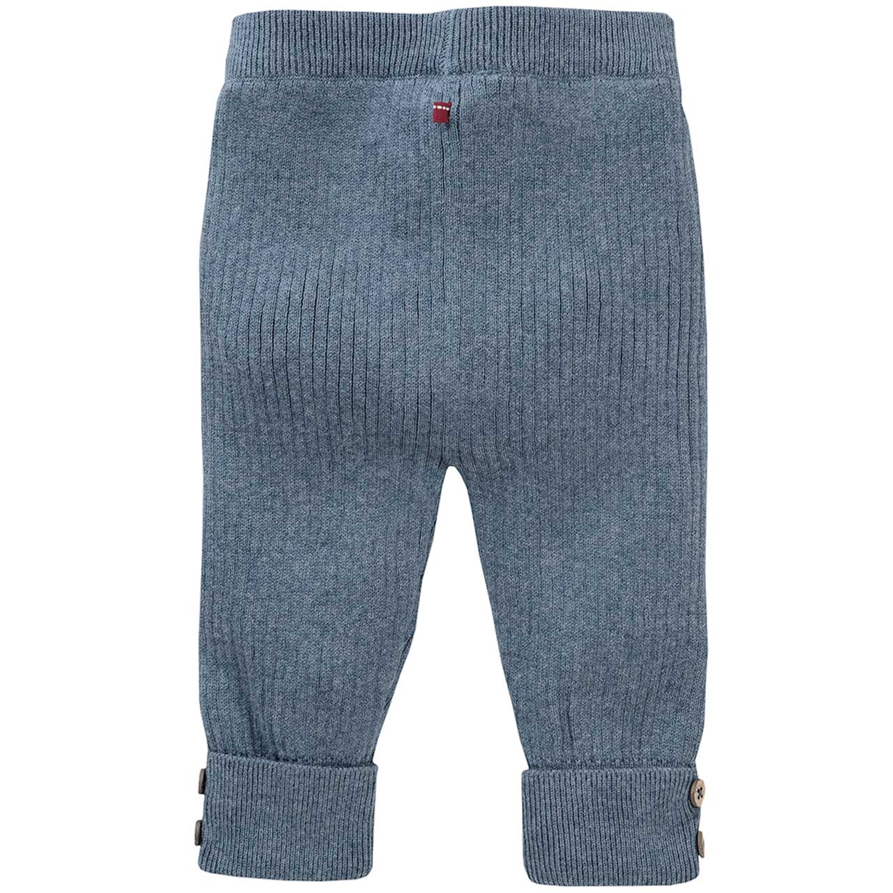 Warme Strickhose jeansblau melange