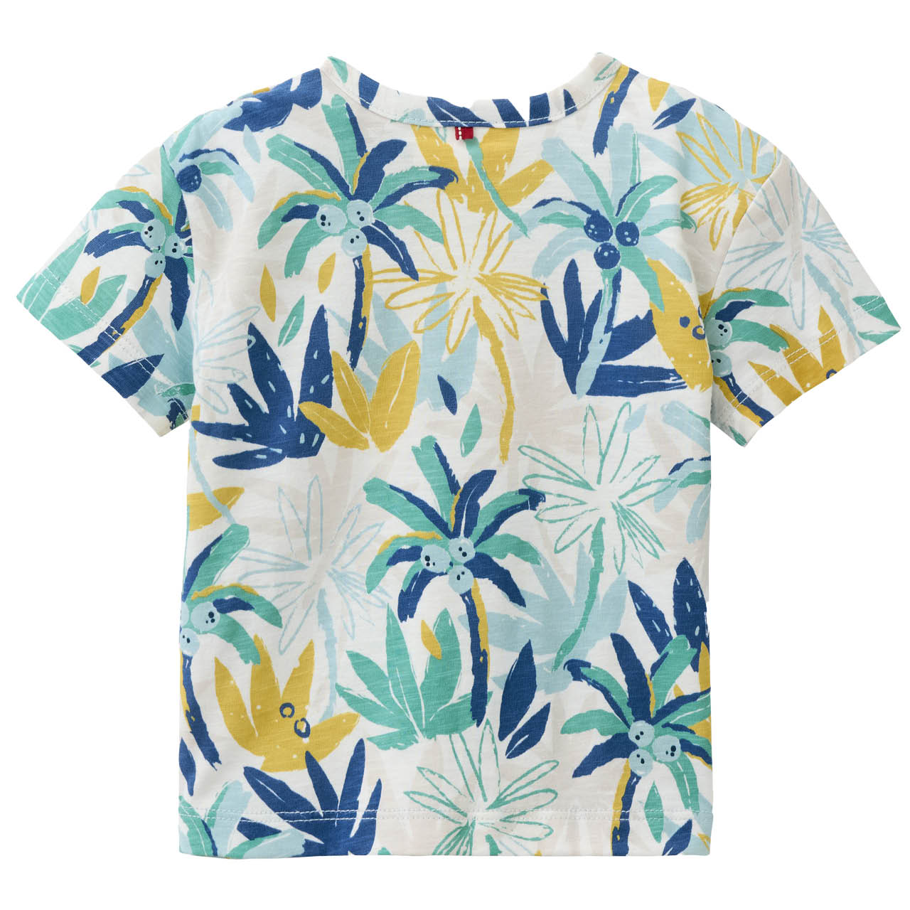 Leichtes T-Shirt Palmen türkis