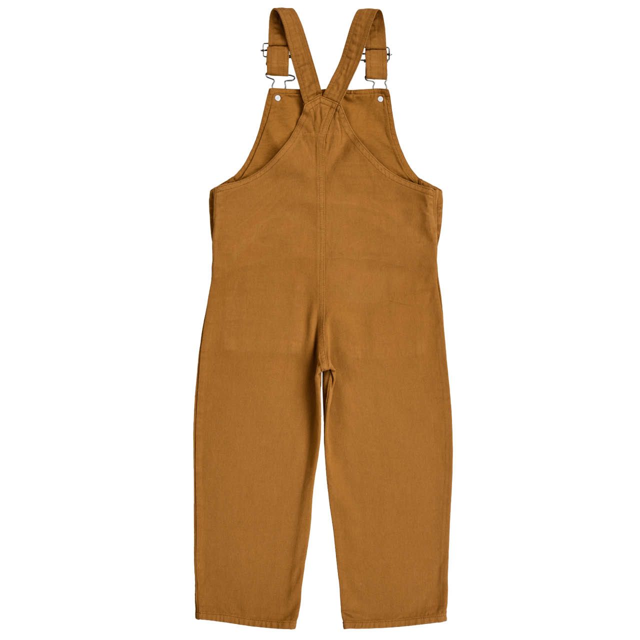 Robuste Latzhose Twill braun