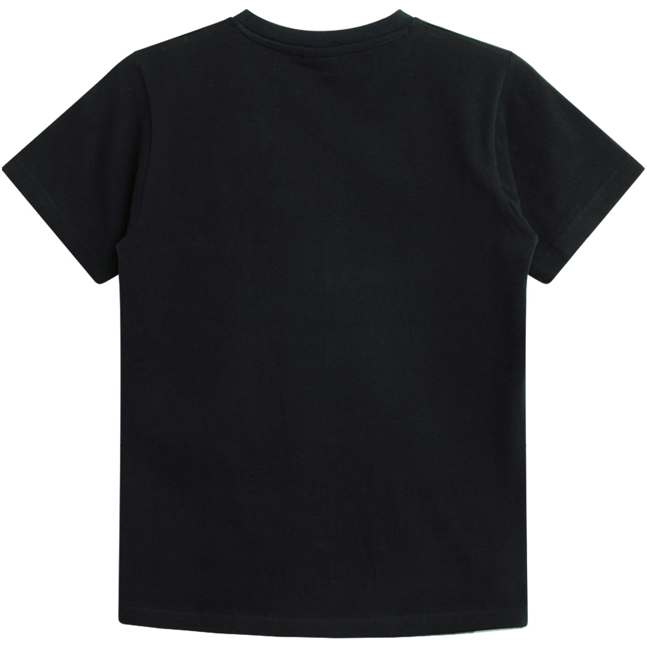 Stretch T-Shirt Druck Palmen schwarz