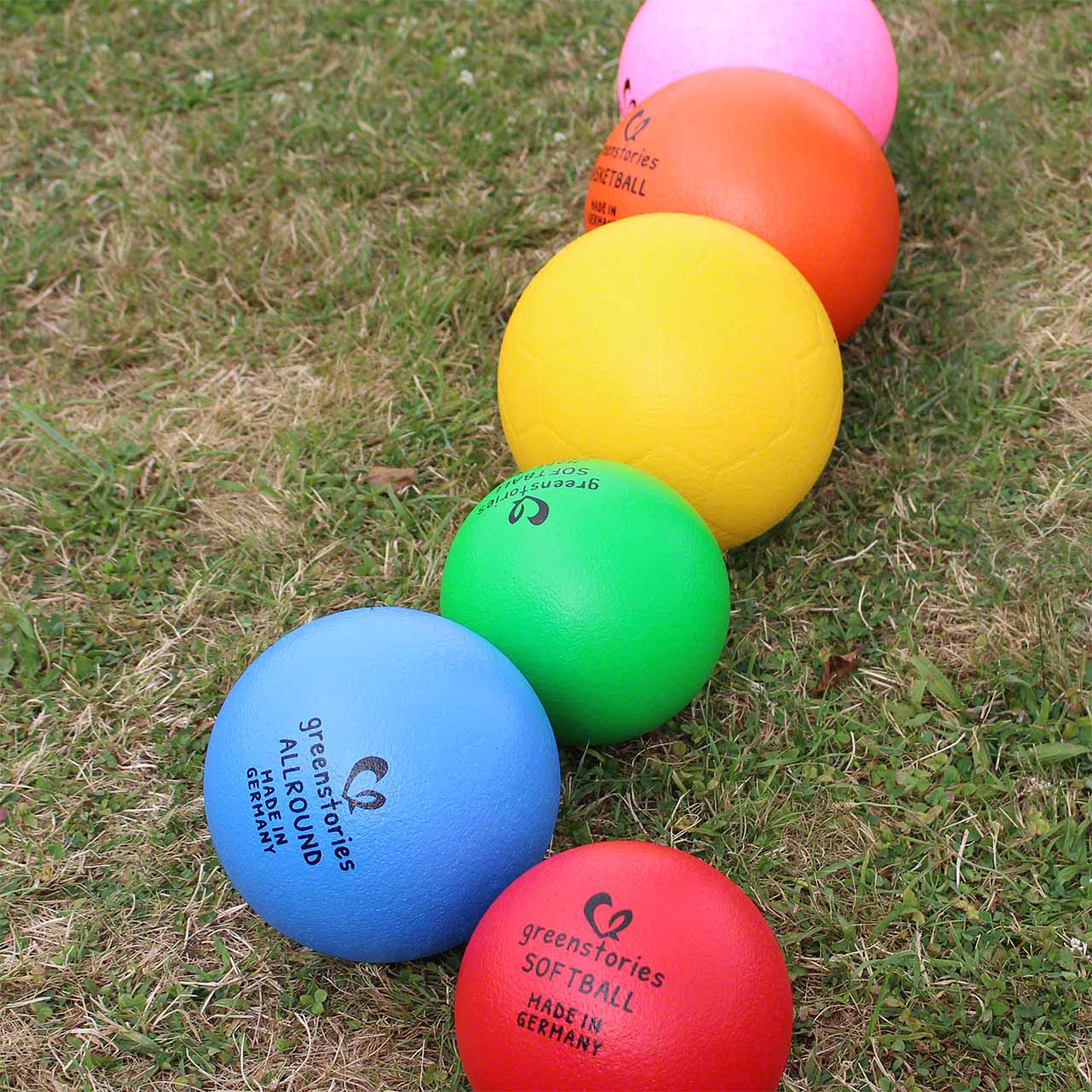 Softball 16 cm grün für Kleinkinder oder Handballer