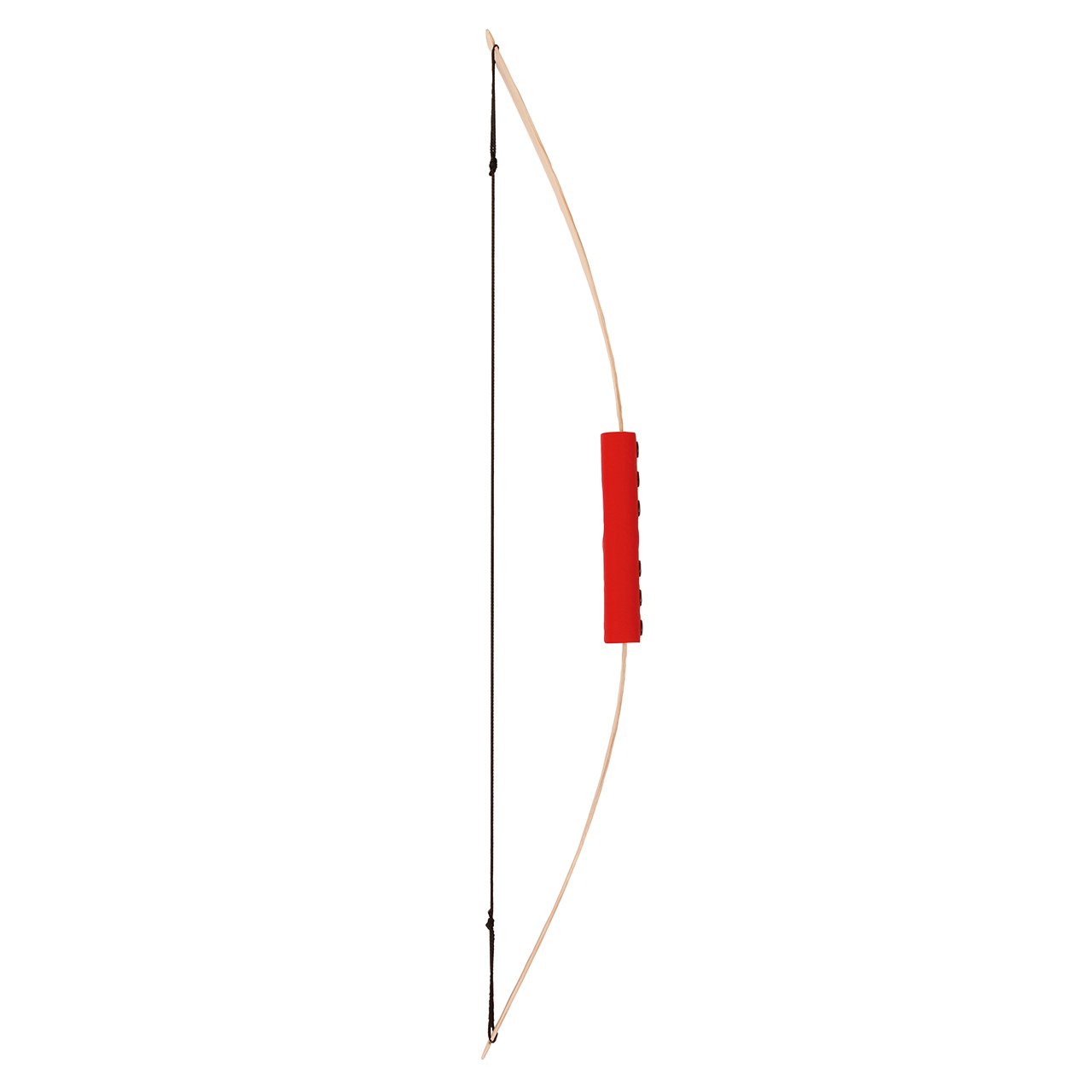 Minibogen aus Holz mit 3 roten Pfeilen 70 cm Bogen bis ca. 7 Jahre