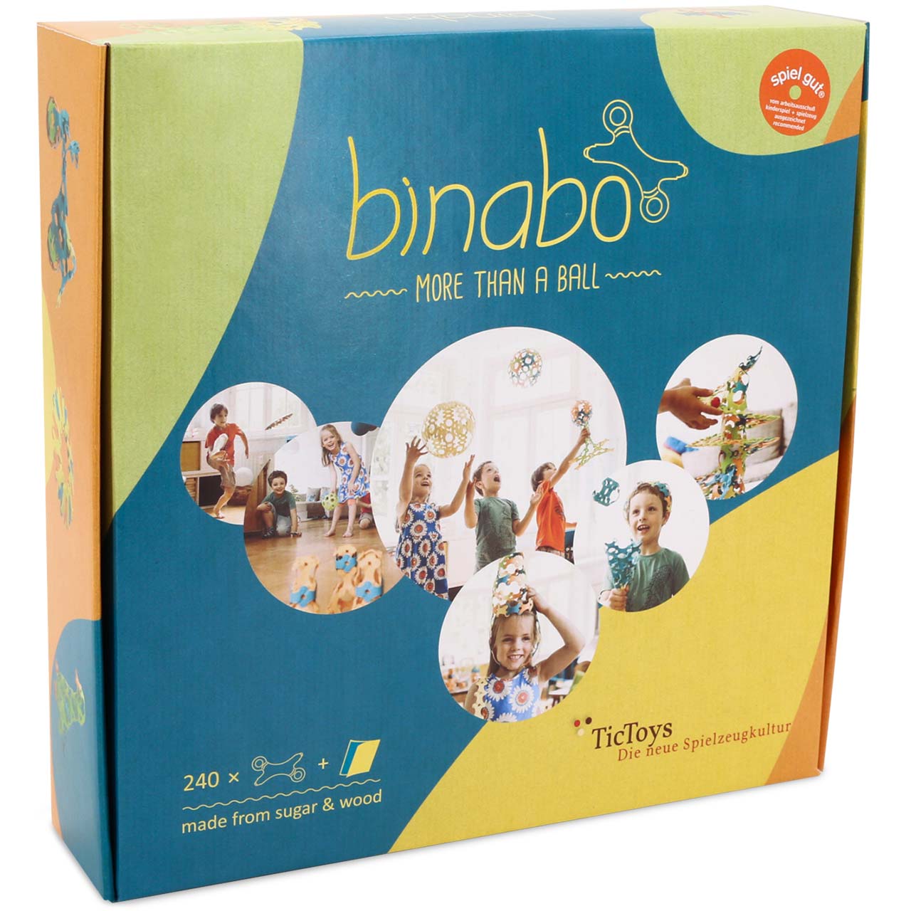 Konstruktionsspiel 240 Binabo Chips – 4 Farben