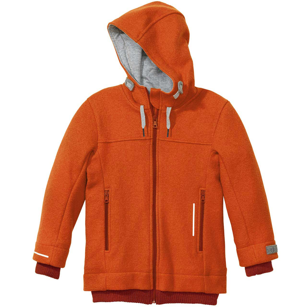 Walk Outdoor Jacke gefüttert in orange