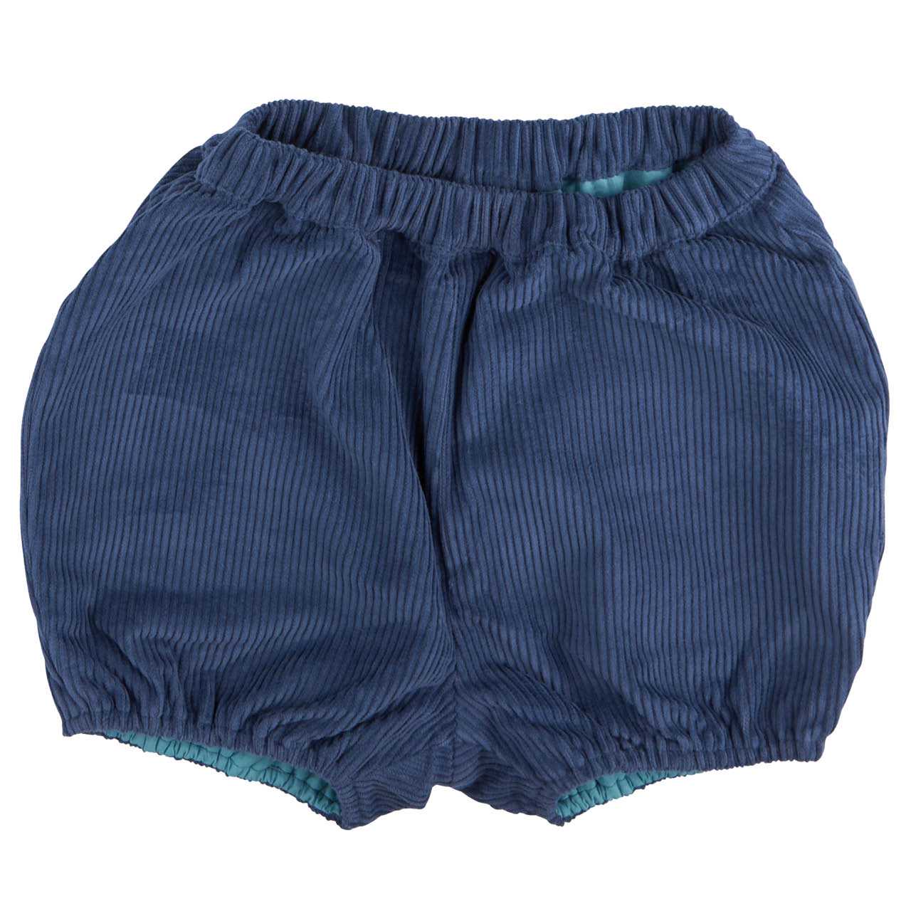 Warme, robuste Cord Shorts dunkelblau