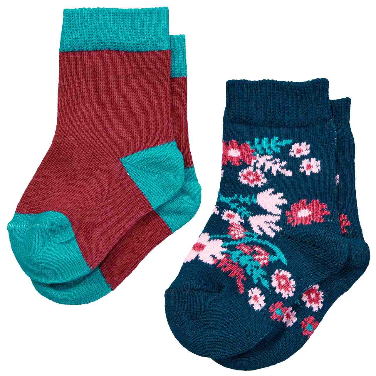 Socken 2er Pack Blumen