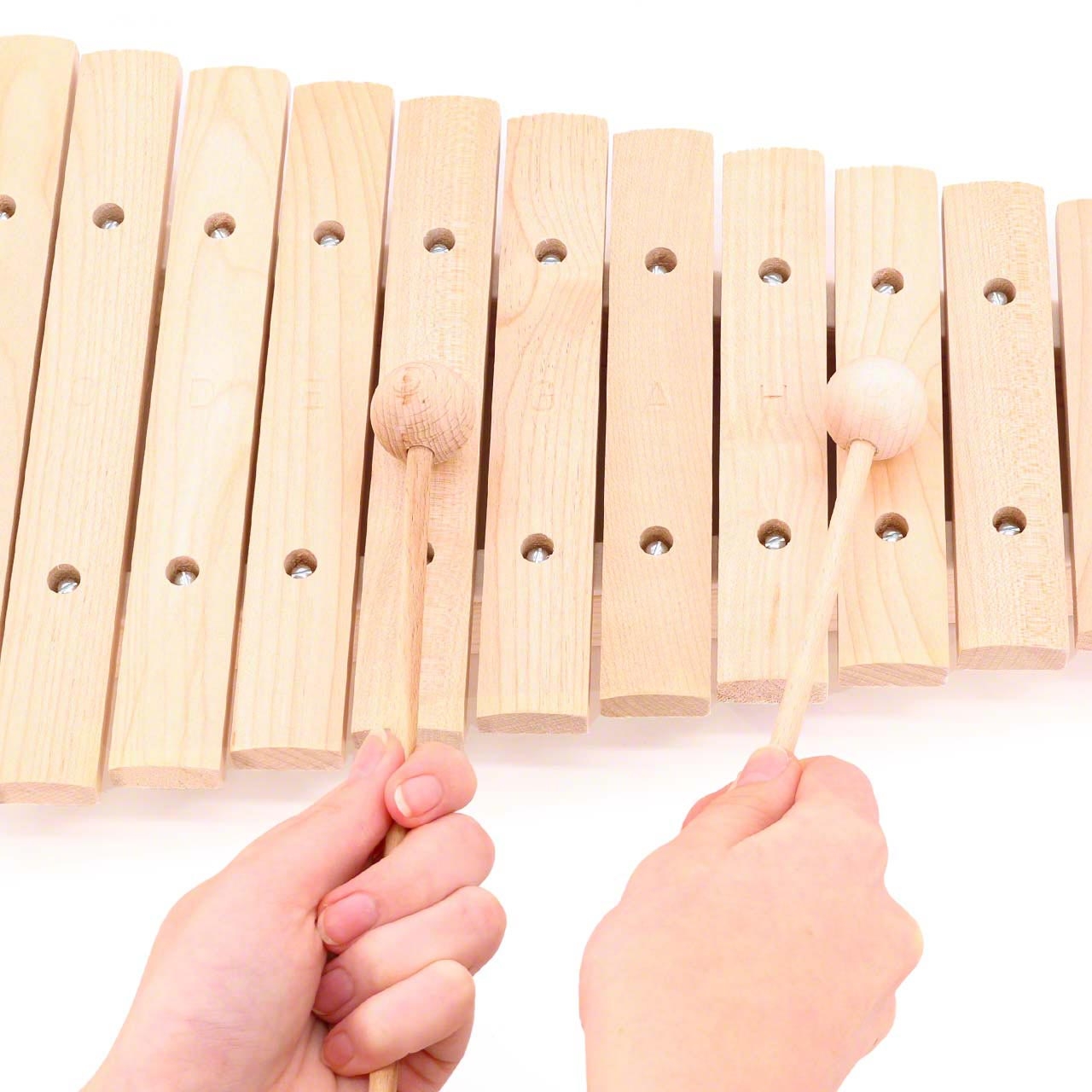 Xylophon mit 13 Ahorn Klangplatten für Kinder ab 3 Jahre