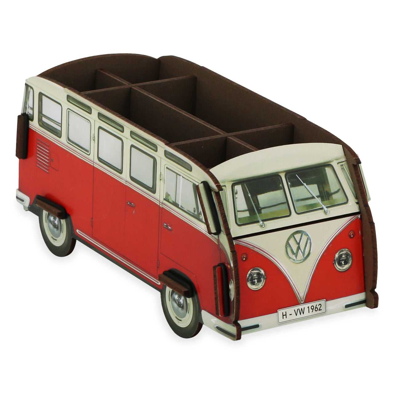 Stiftebox zum Stecken VW T1 rot