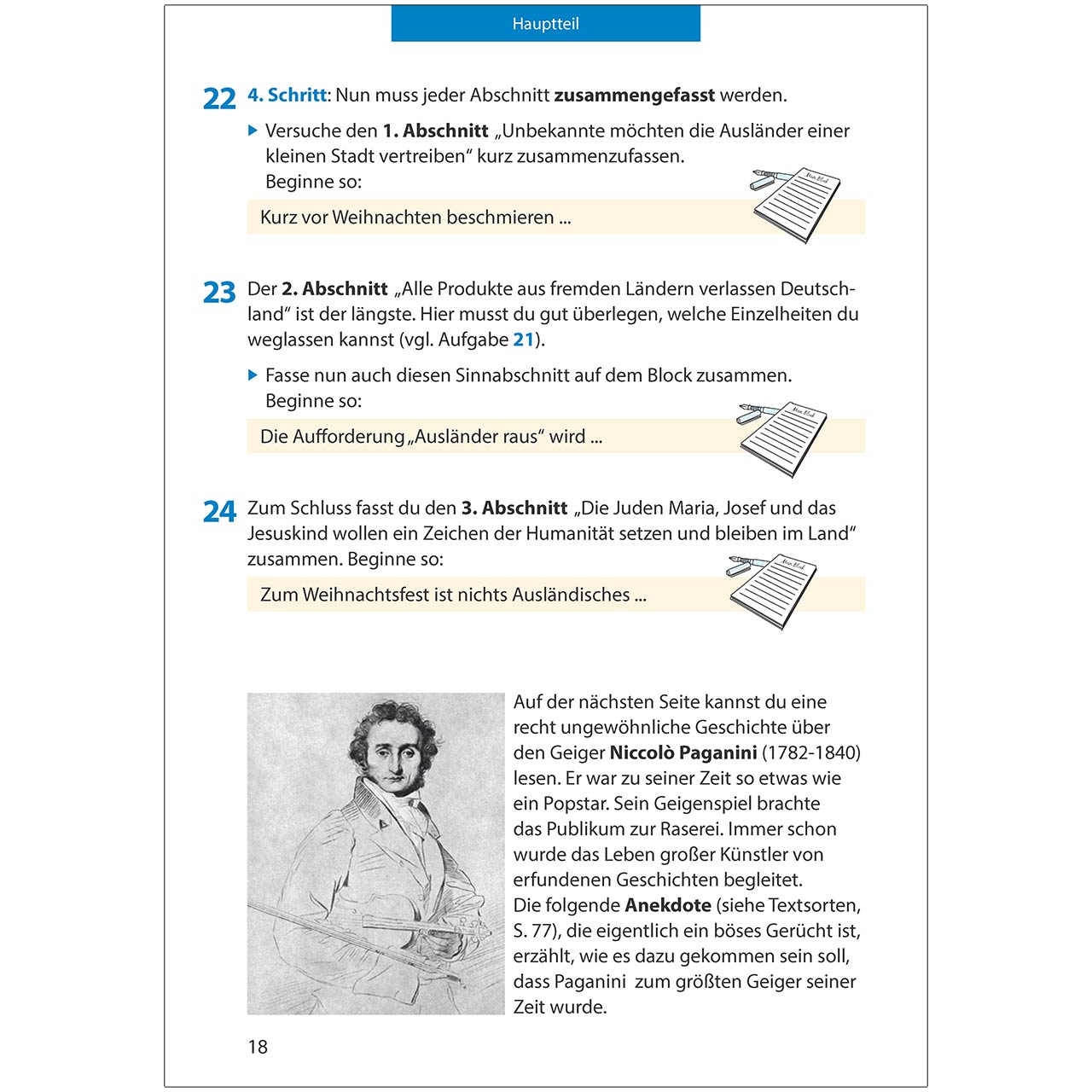 Übungsheft Aufsatz „Inhaltsangabe“ 7. bis 9. Klasse