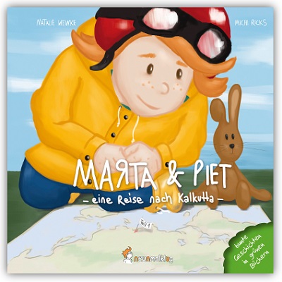 Buchcover von "Martha & Piet - eine Reise nach Kalkutta"