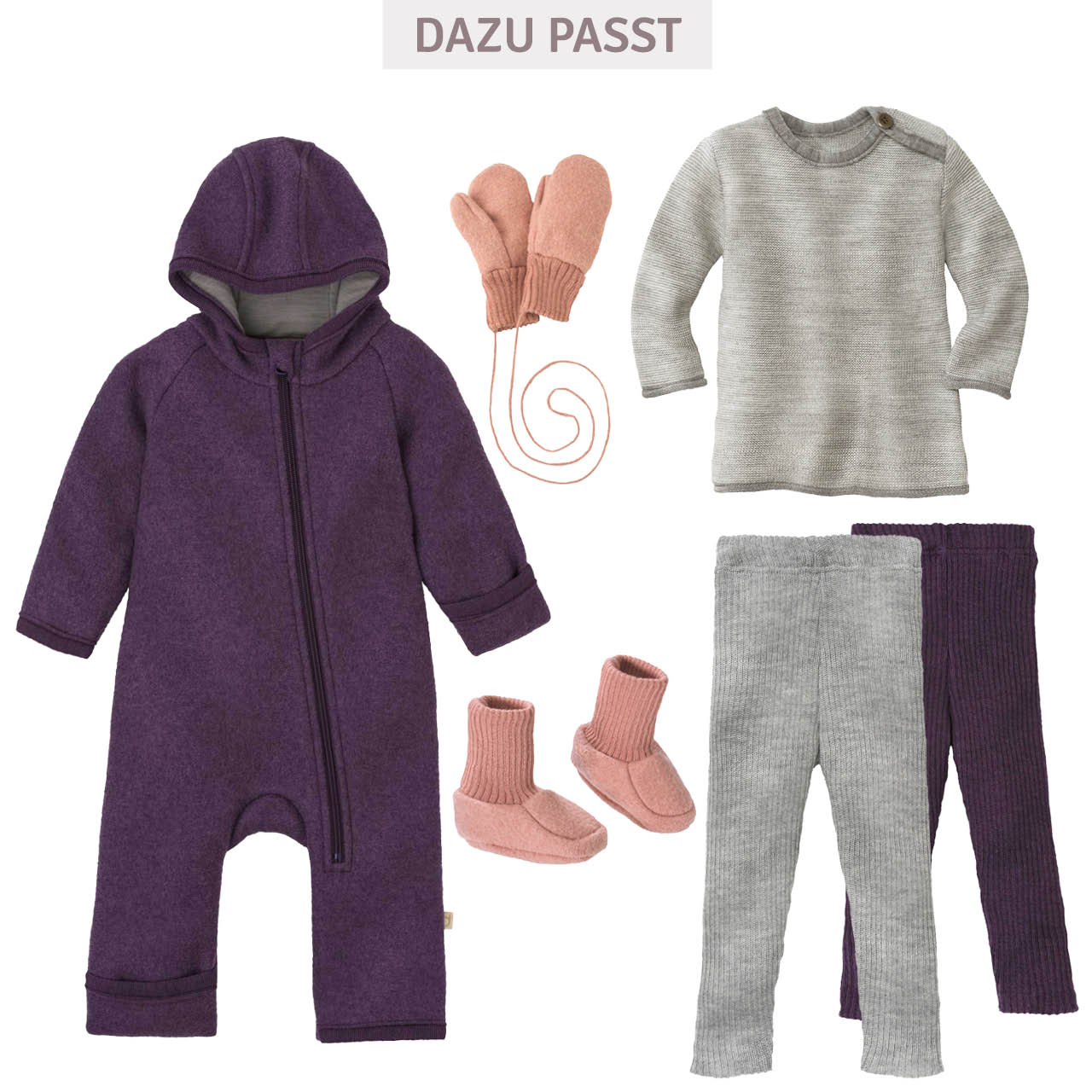 Warme Walk Babyschuhe rosa