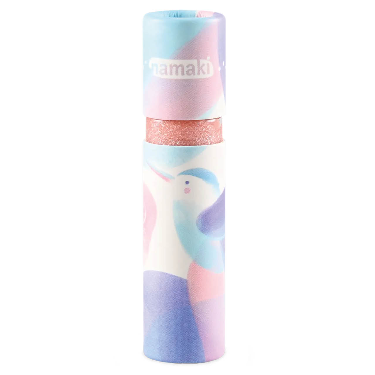 Bio Lipgloss für Kinder in Glitzer Rosa mit Pfirsichduft
