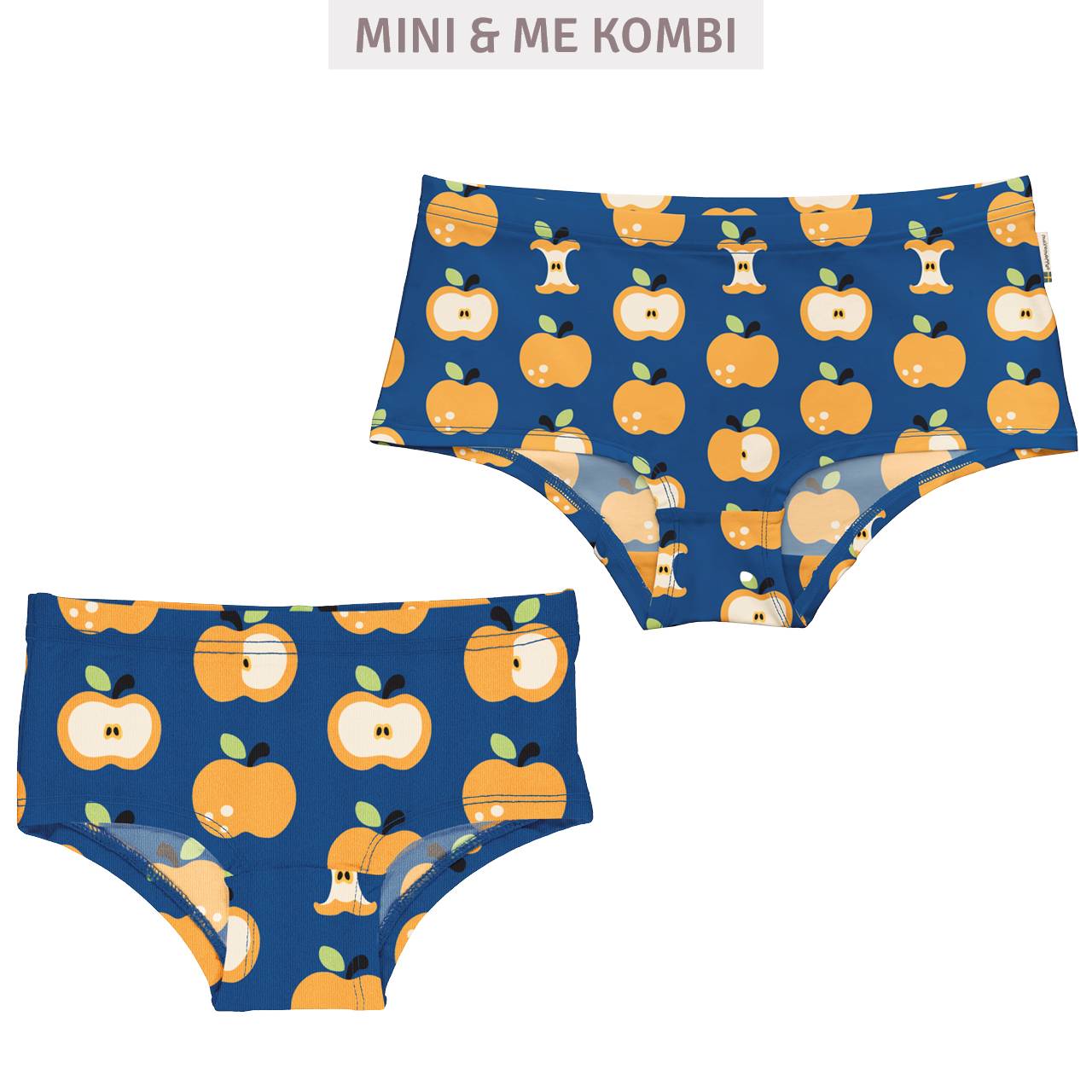 Unterhemd Äpfel navy
