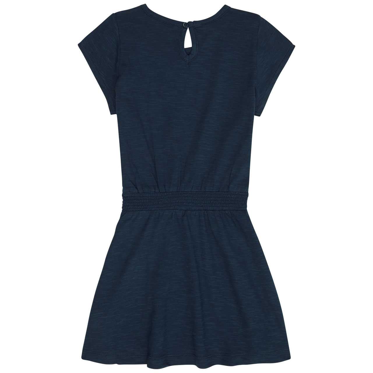 Leichtes Sommer Kleid Vogel navy