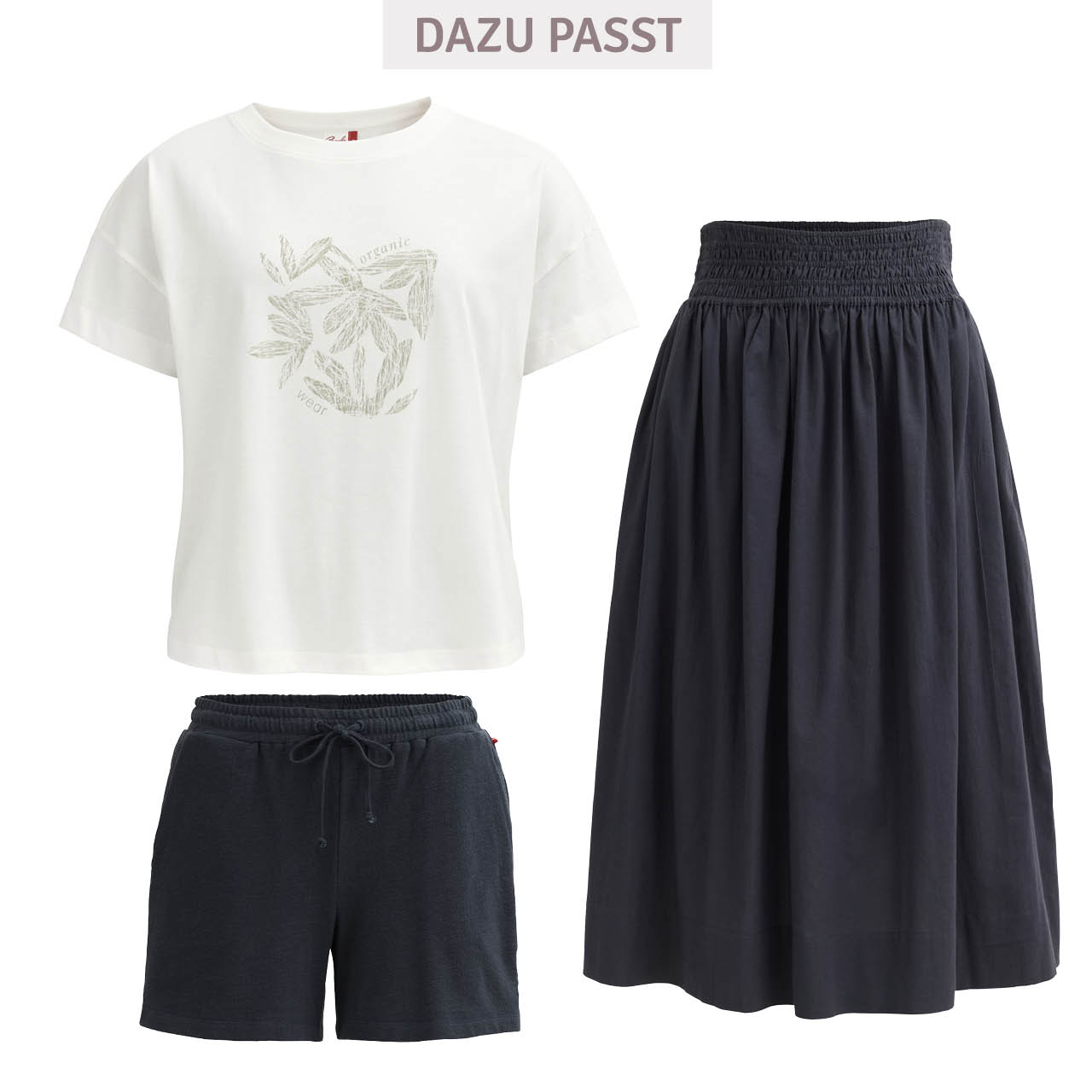 Lockers Damen T-Shirt weiß