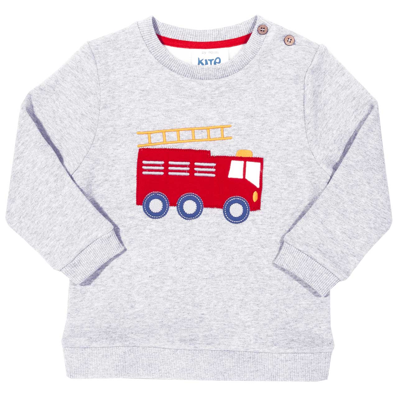 Feuerwehr Sweatshirt langarm in grau