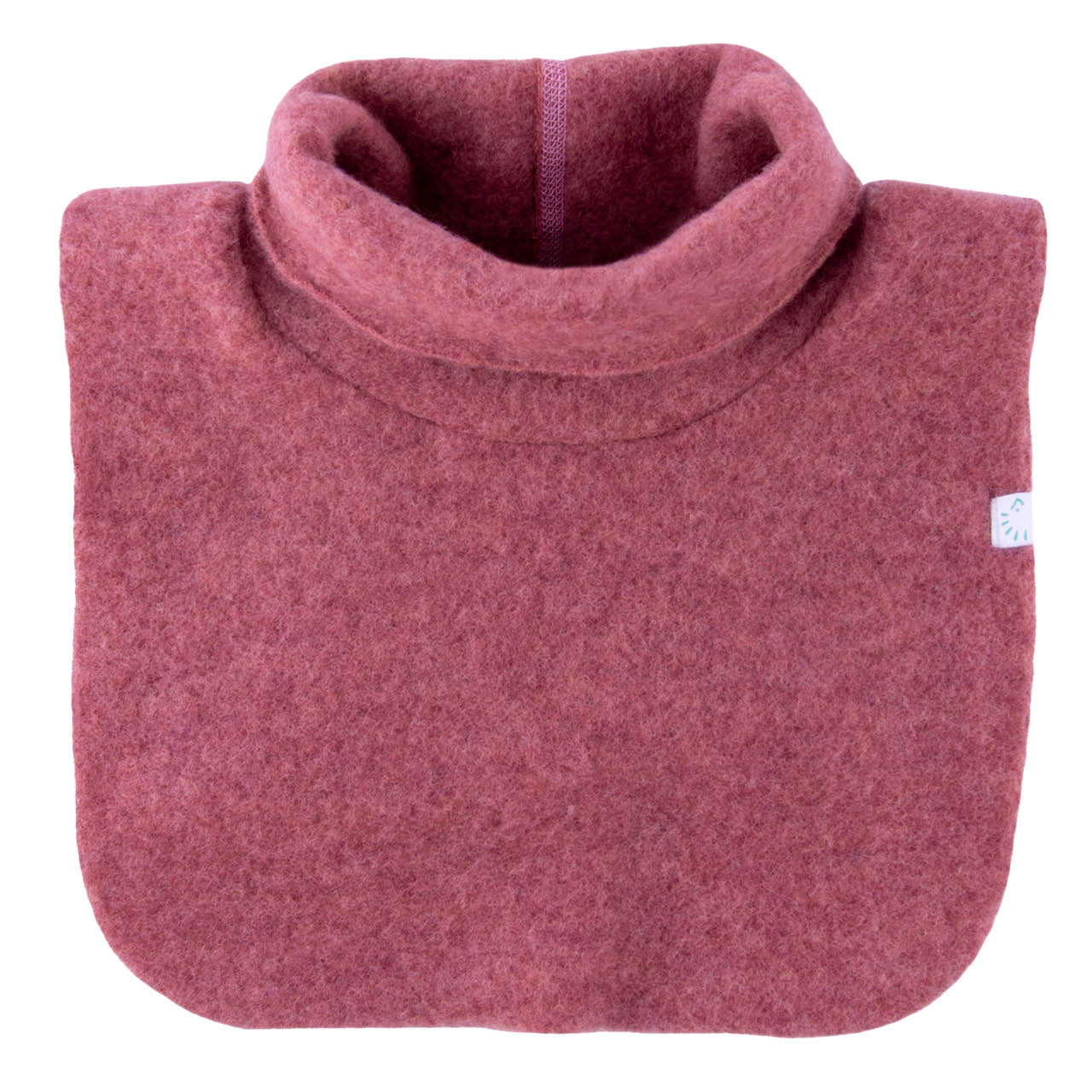 Warmer Wollfleece Schlupfschal altrosa