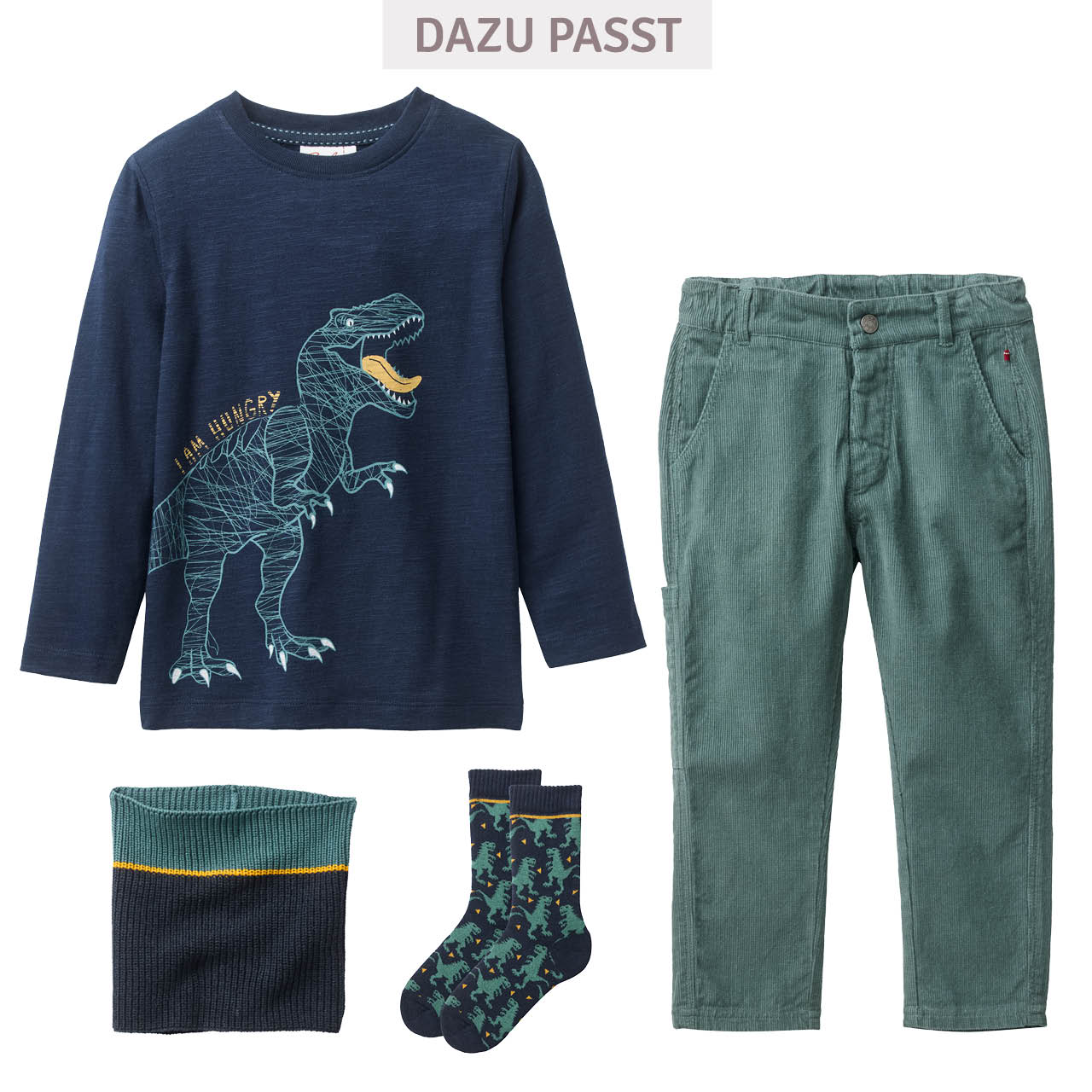 Frotteesocken Dinosaurier dunkelblau