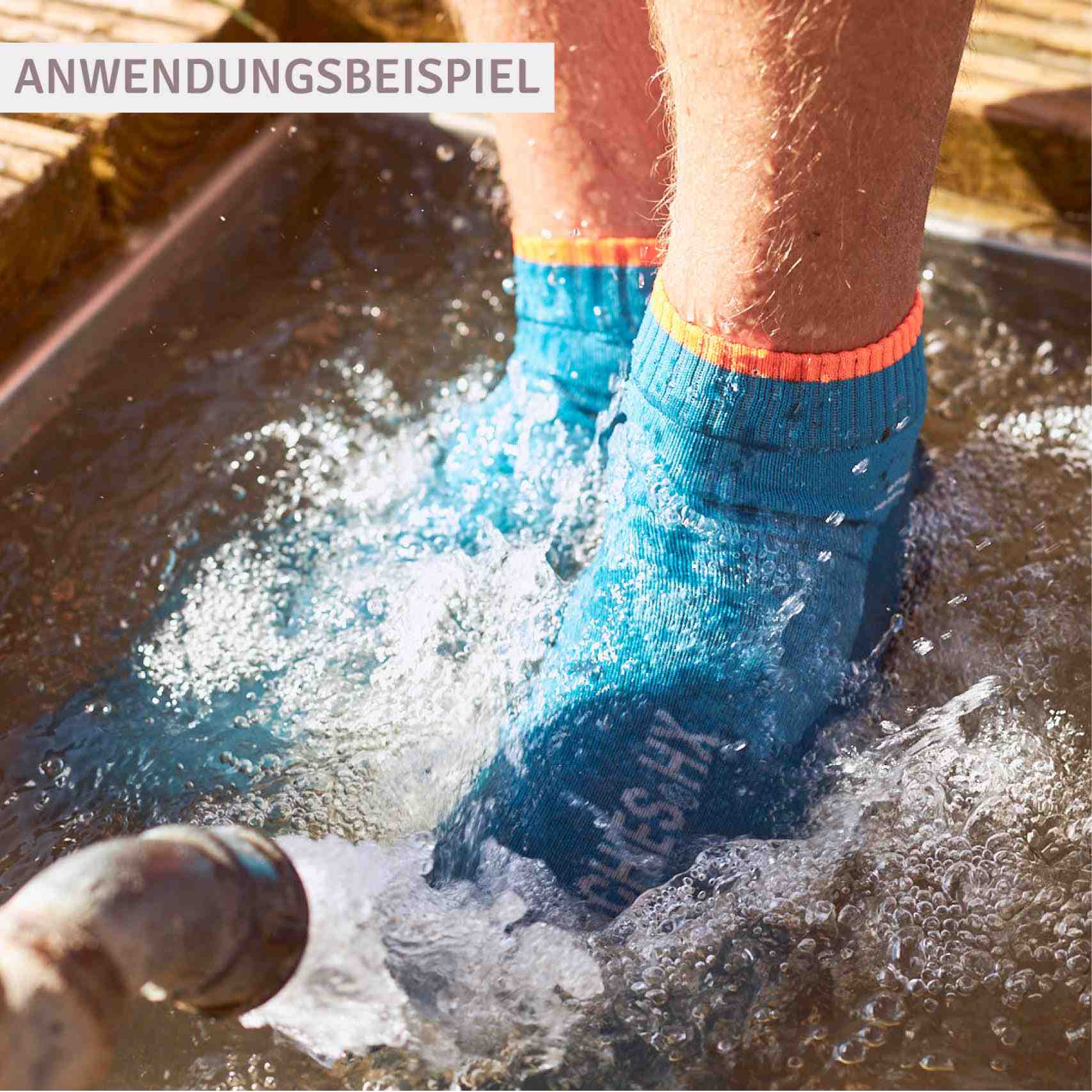 Beachies Erwachsene Strandsocken blau