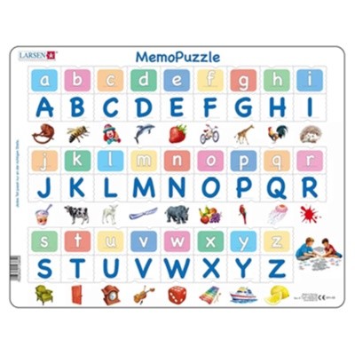 Lernpuzzle Buchstaben mit Bildern