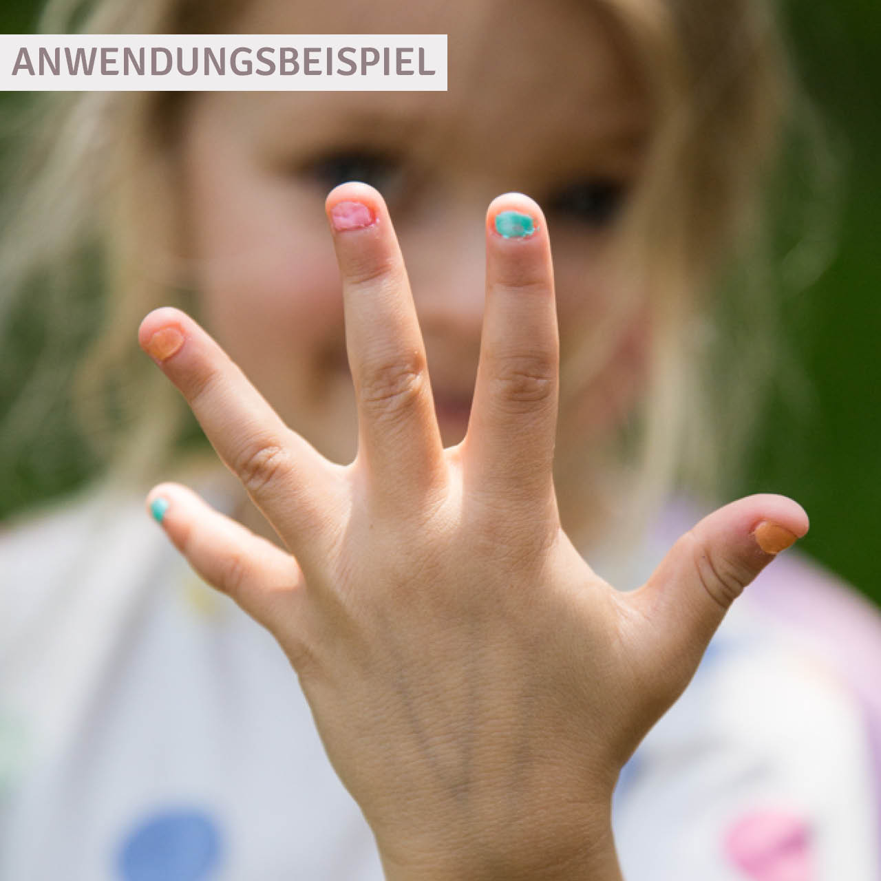 Kinder Nagellack 3-er Set – Bonbon-Rosa, See-Grün, Pfirsich