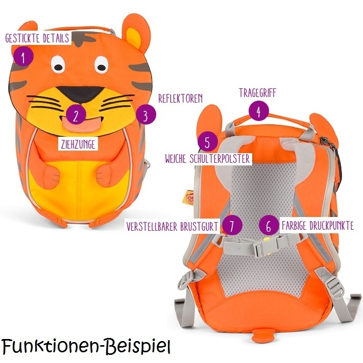 Affenzahn Kindergarten Rucksack 1-3 Jahre Emil Elefant