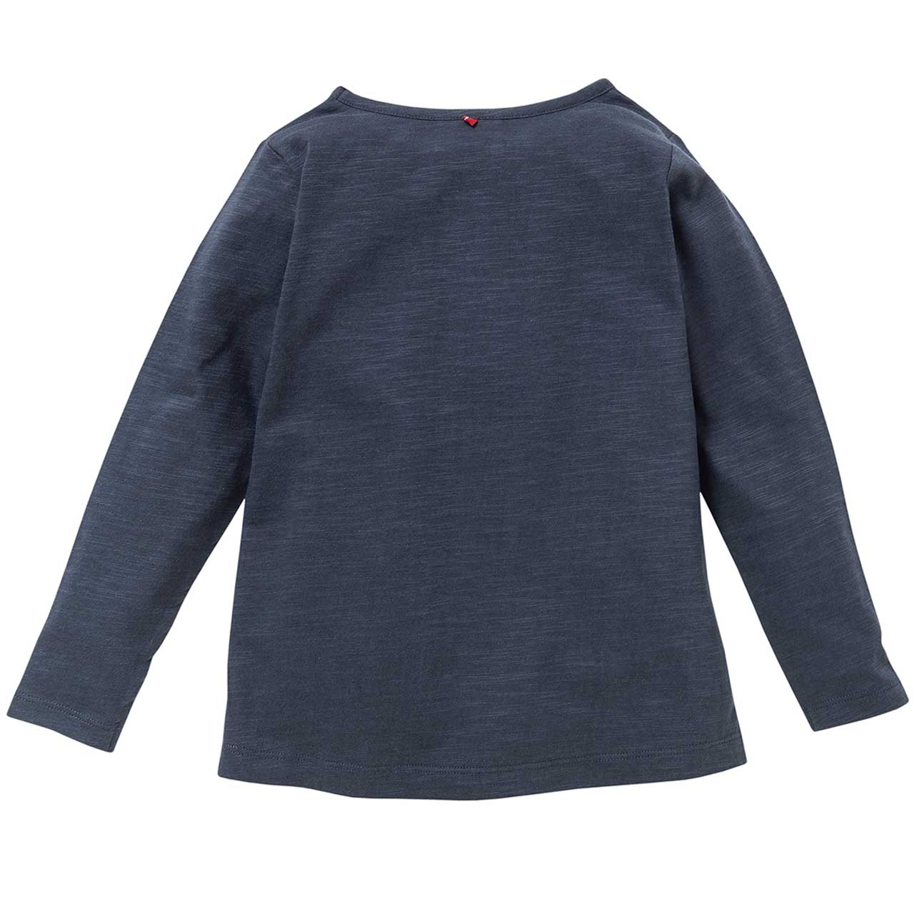 Softes Langarmshirt Heißluftballon nachtblau