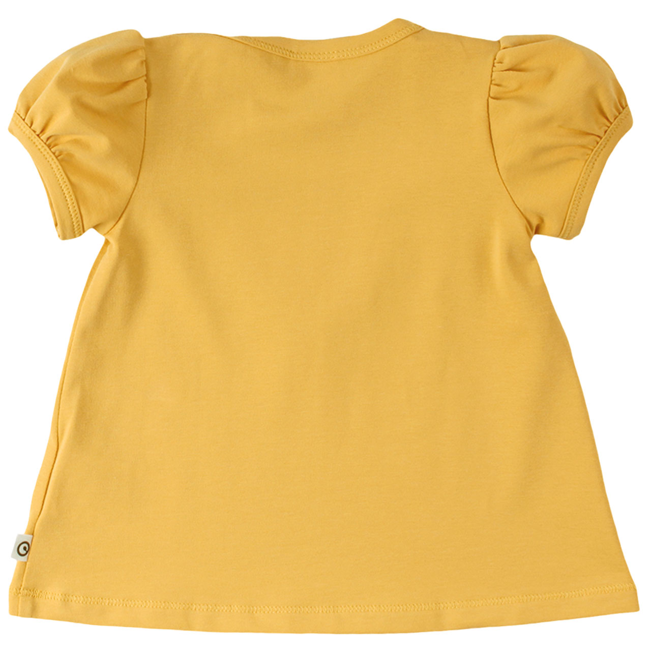 Ausgestelltes T-Shirt Herz in gelb