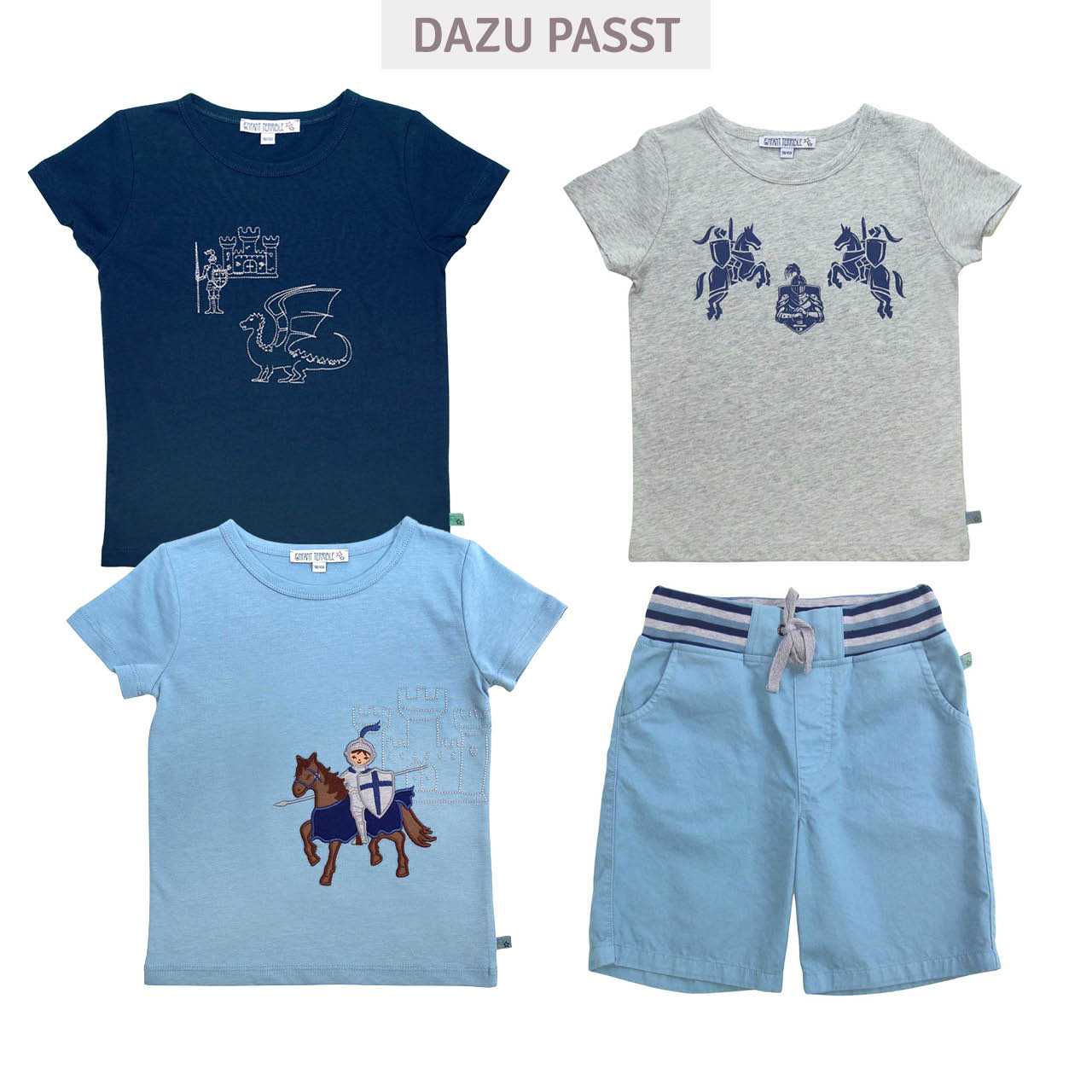 Ritter Shirt kurzarm dunkelblau