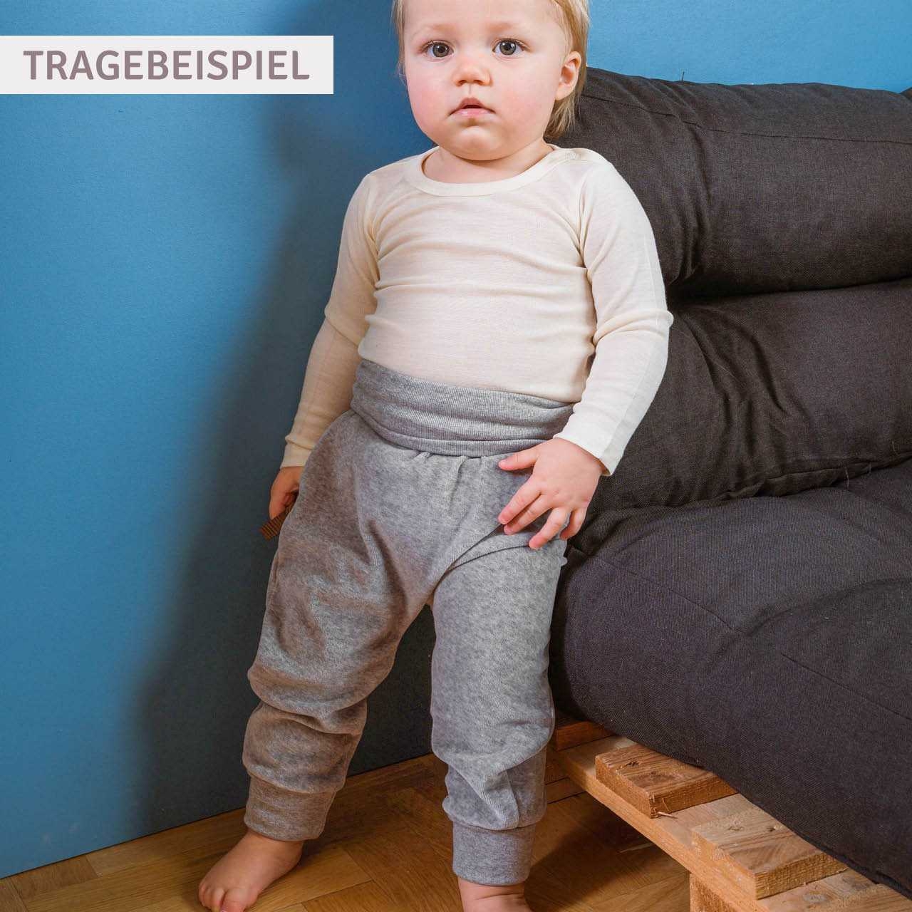 Abhaltehose für windelfreie Babys blau