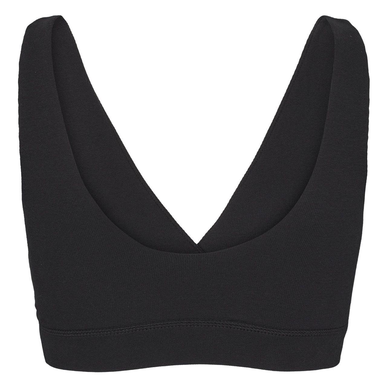 Rippe Damen Bralette schwarz