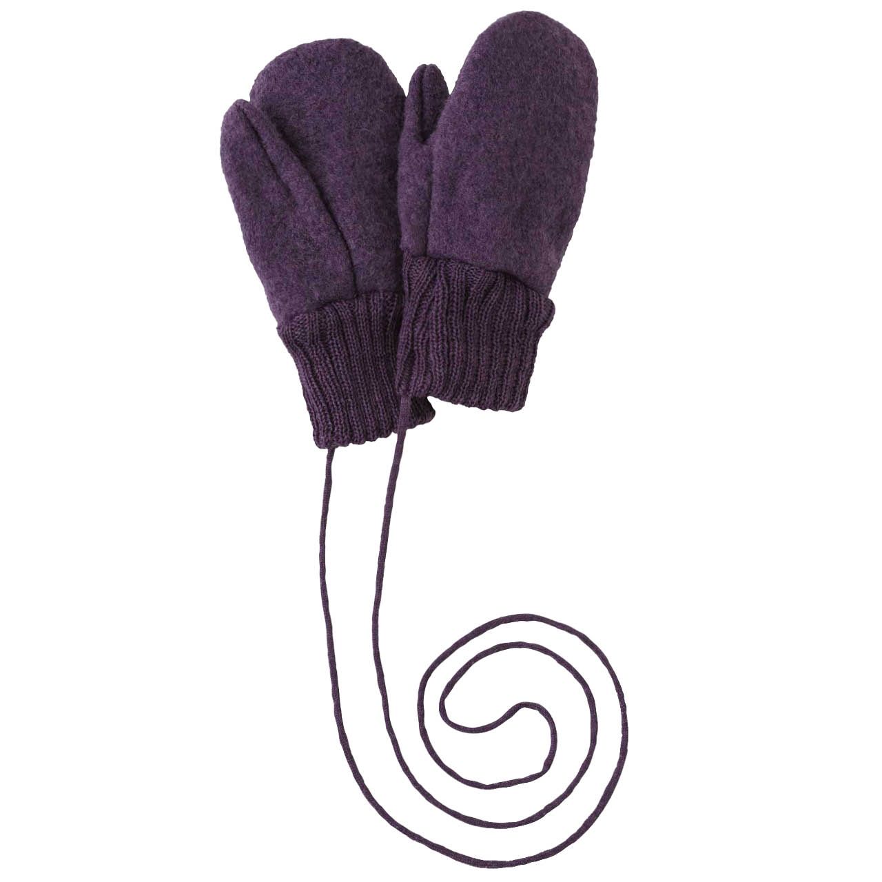 Walk-Handschuhe Kinder aubergine