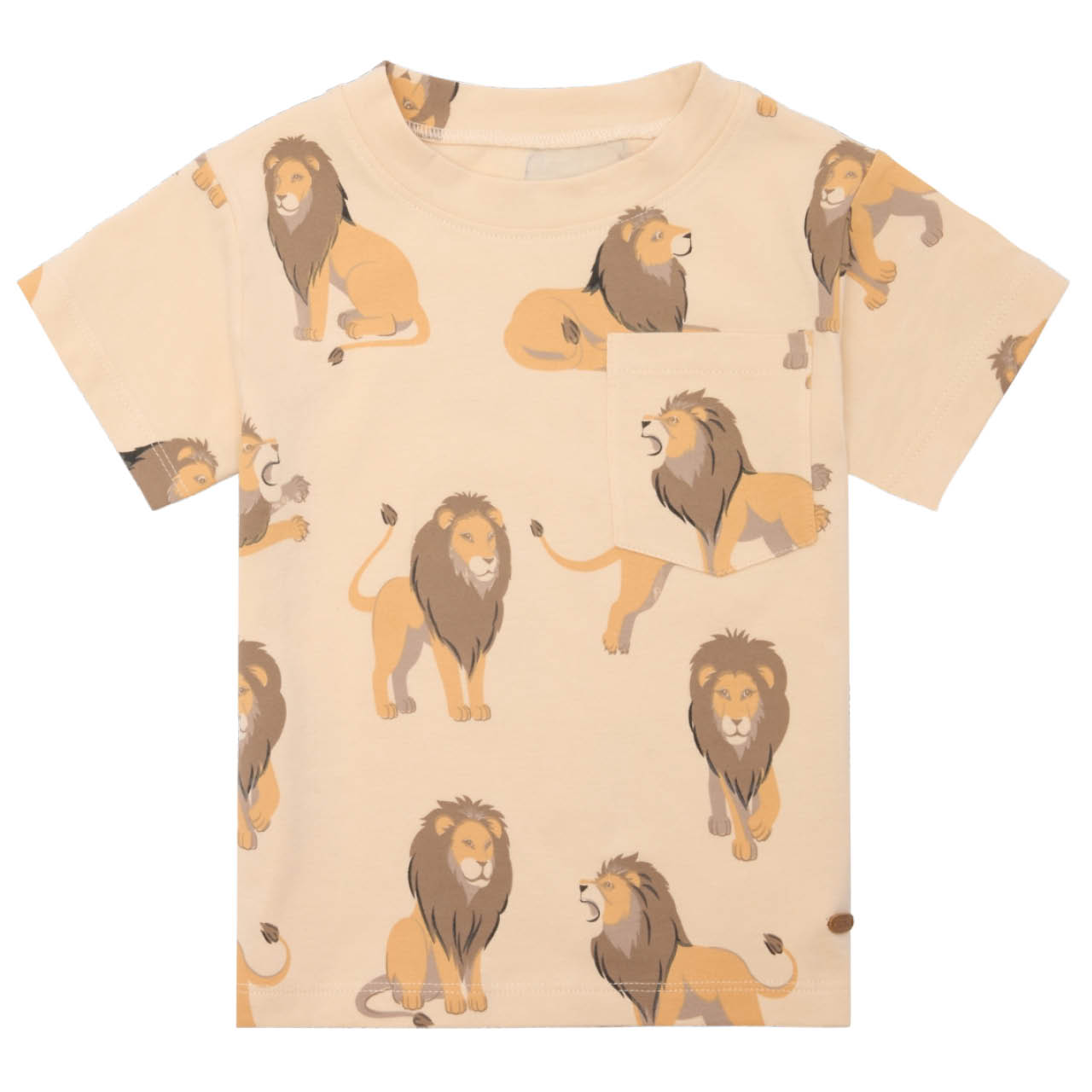 Löwen T-Shirt beige