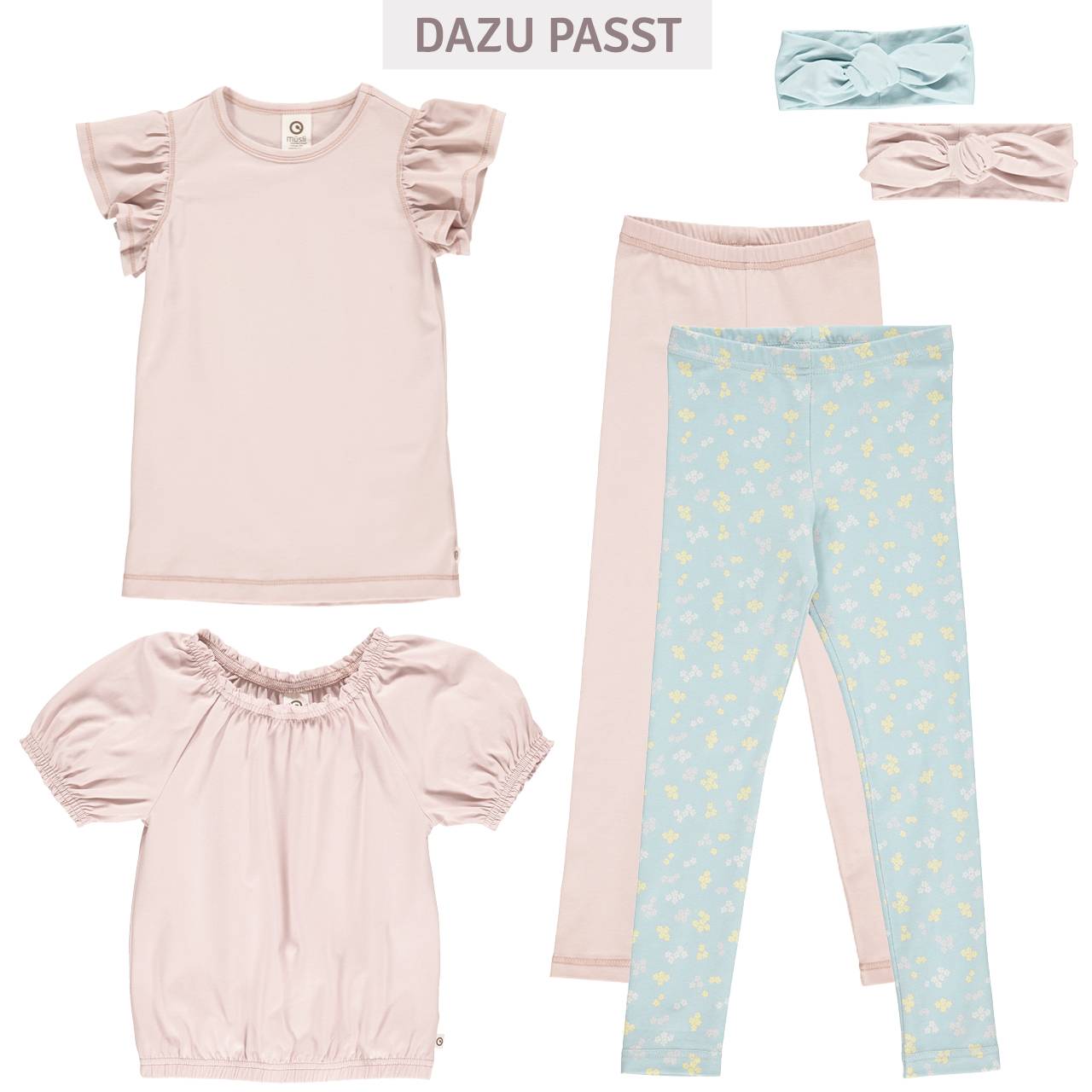 Edles Haarband uni rose