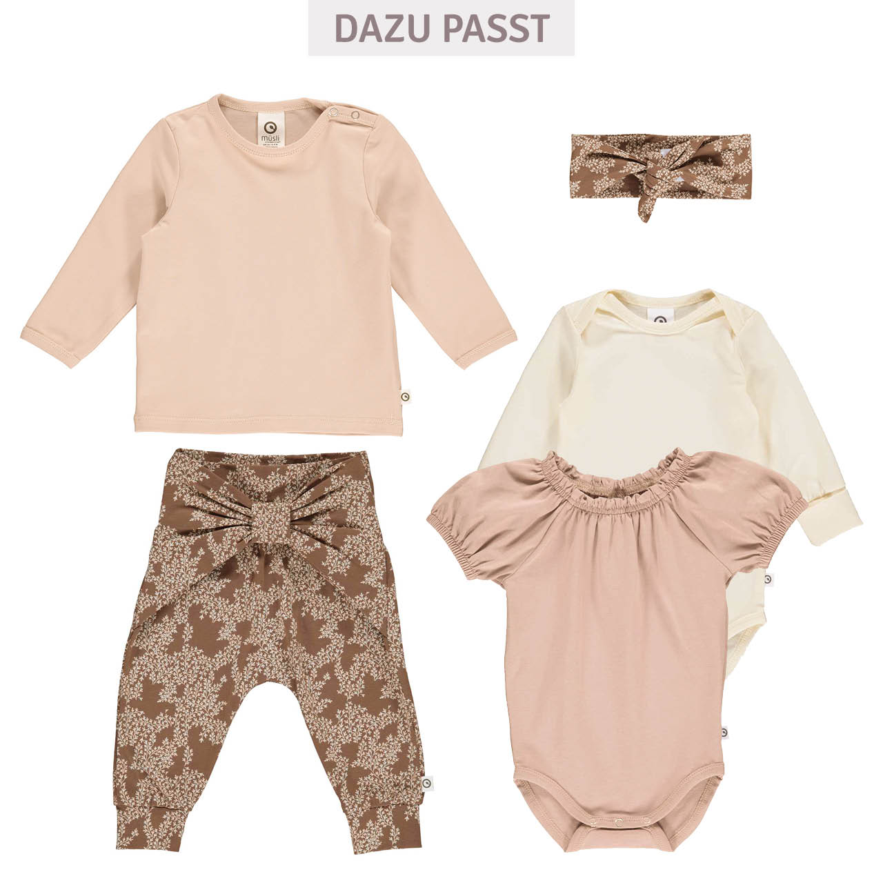 Dehnbares Basic Langarmshirt rosa
