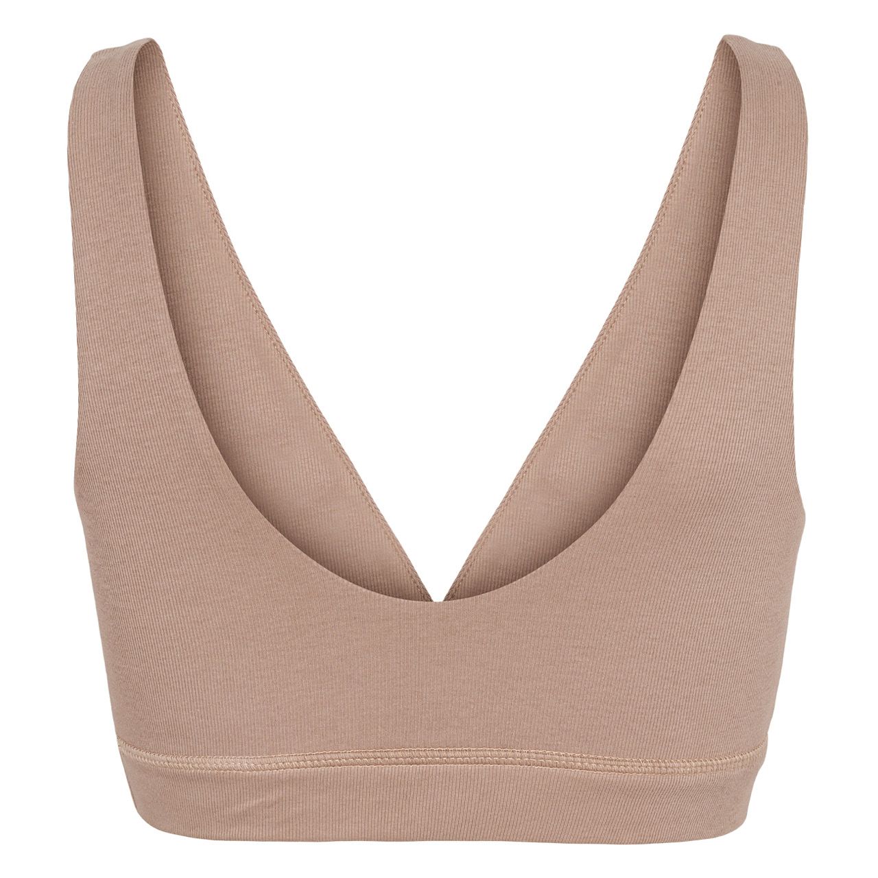 Rippe Damen Bralette beige