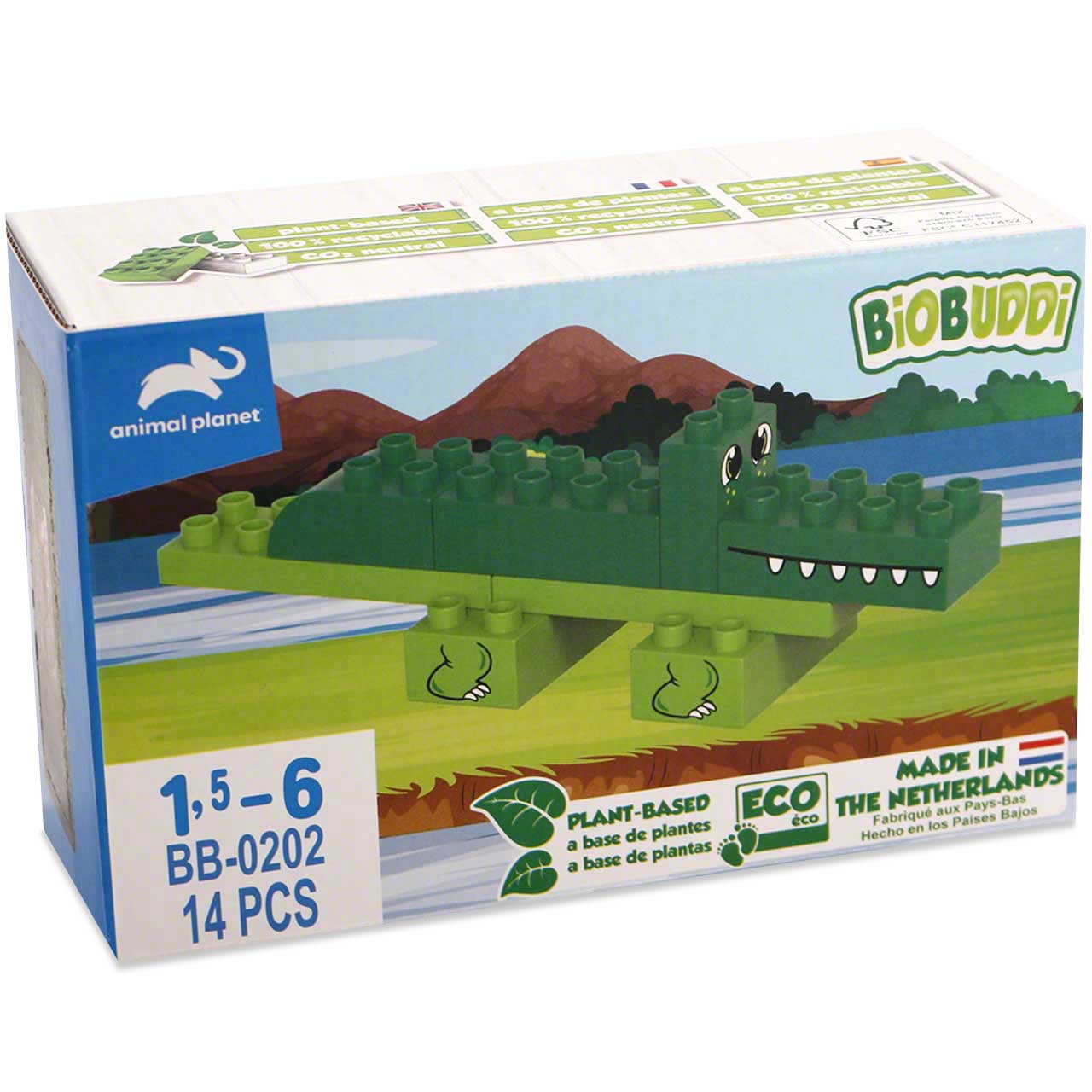 Krokodil Animal Planet Bausteine 14 Teile