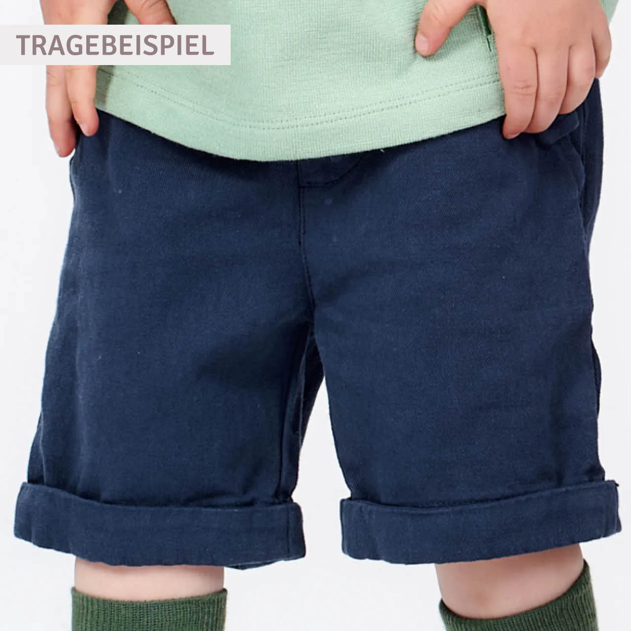Robuste Outdoor Twill Shorts ozeanblau