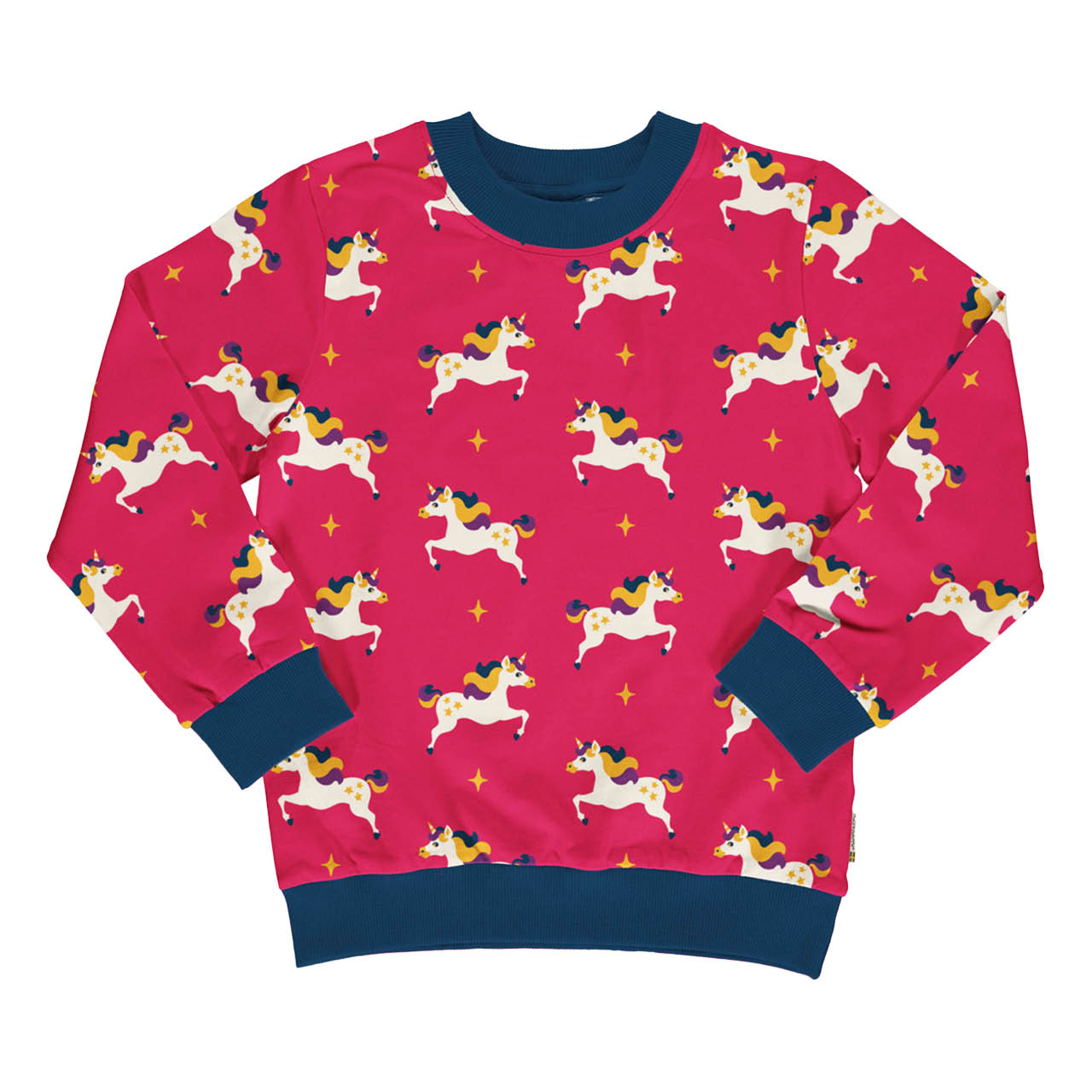 Cooles Sweatshirt gefüttert Einhorn pink