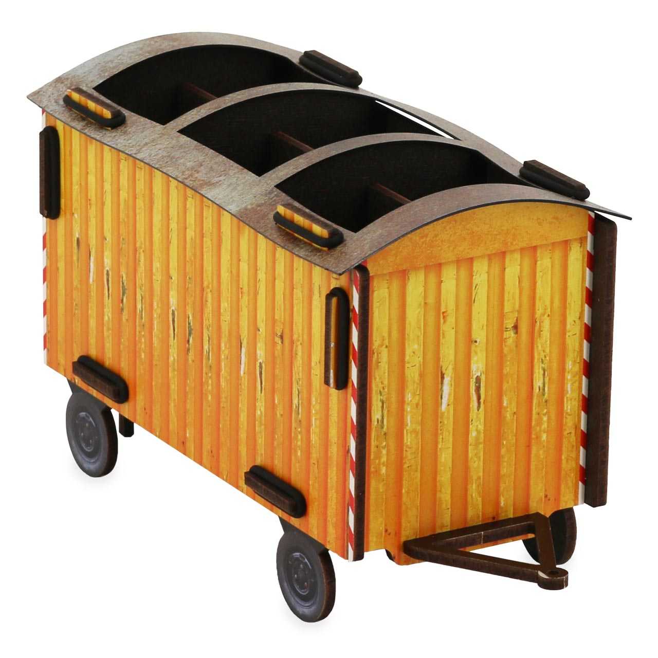 Stiftebox zum Stecken Bauwagen