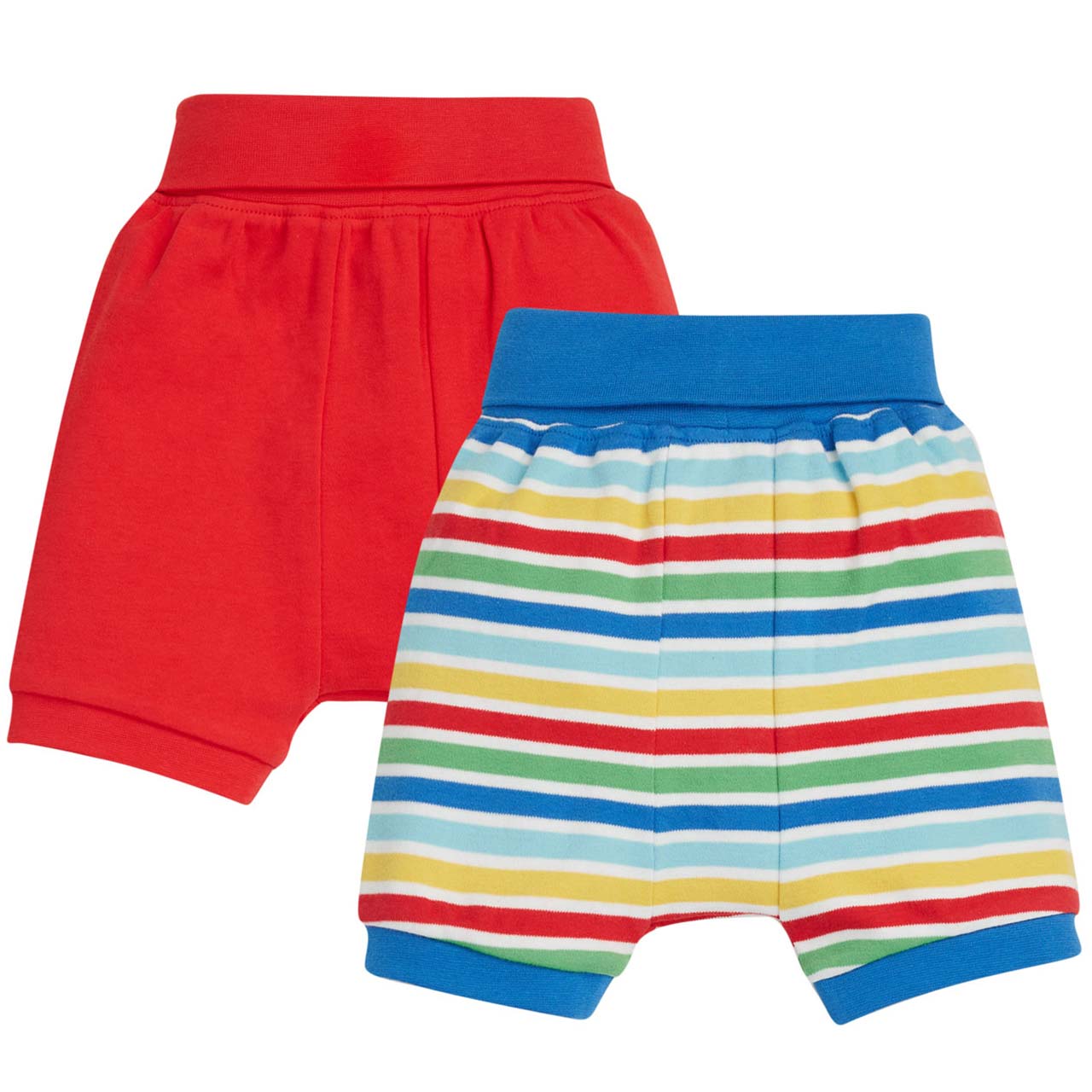 Leichte Shorts Doppelpack Regenbogen