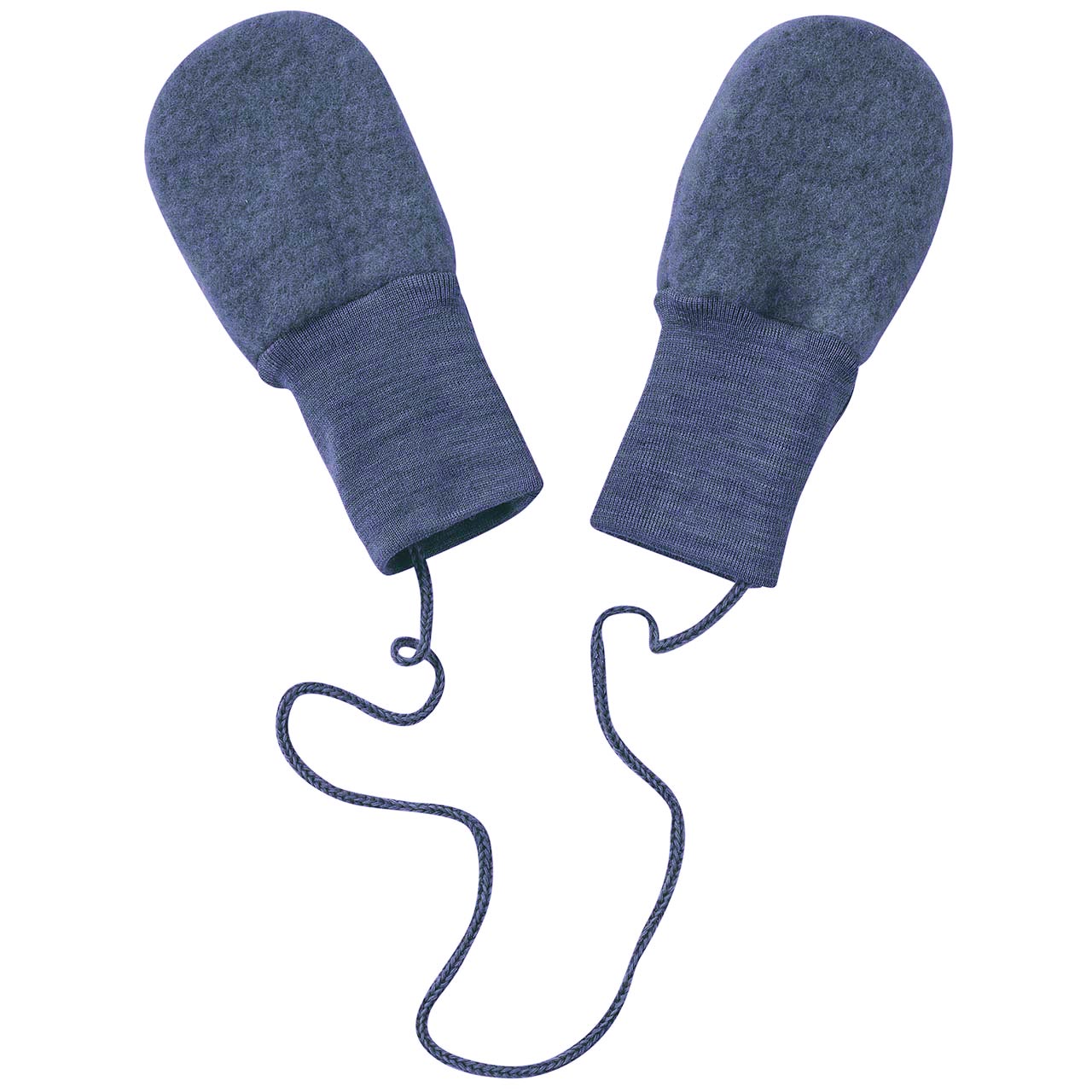 Fäustel Handschuhe Fleece dunkelblau