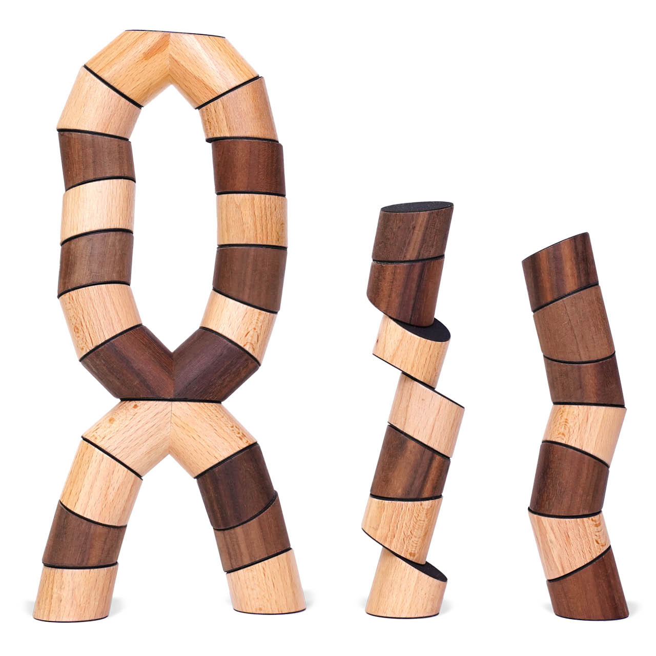 Design Holz Stapelspiel 33 Stück - Jung und Alt