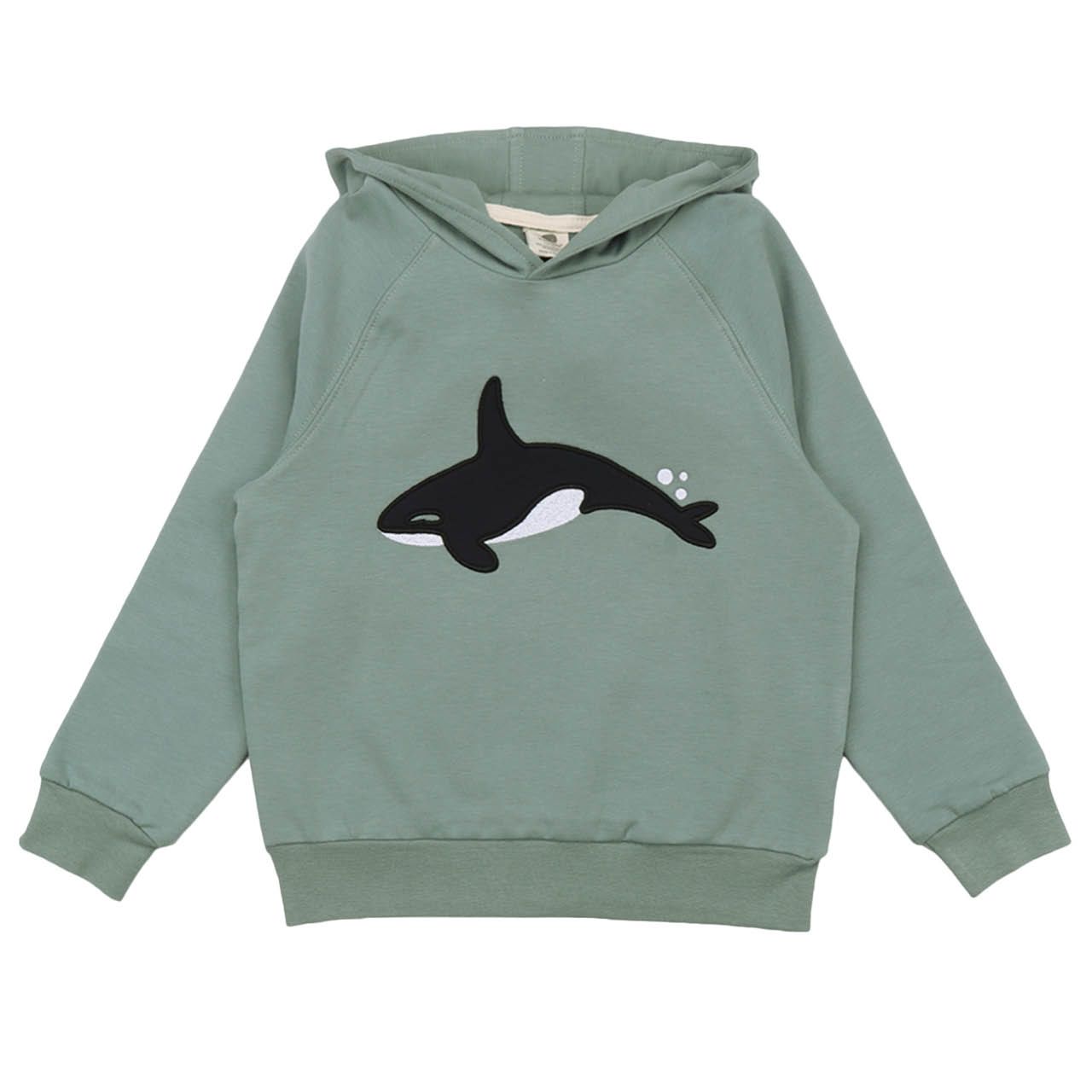 Hoodie Sweat grau Wal