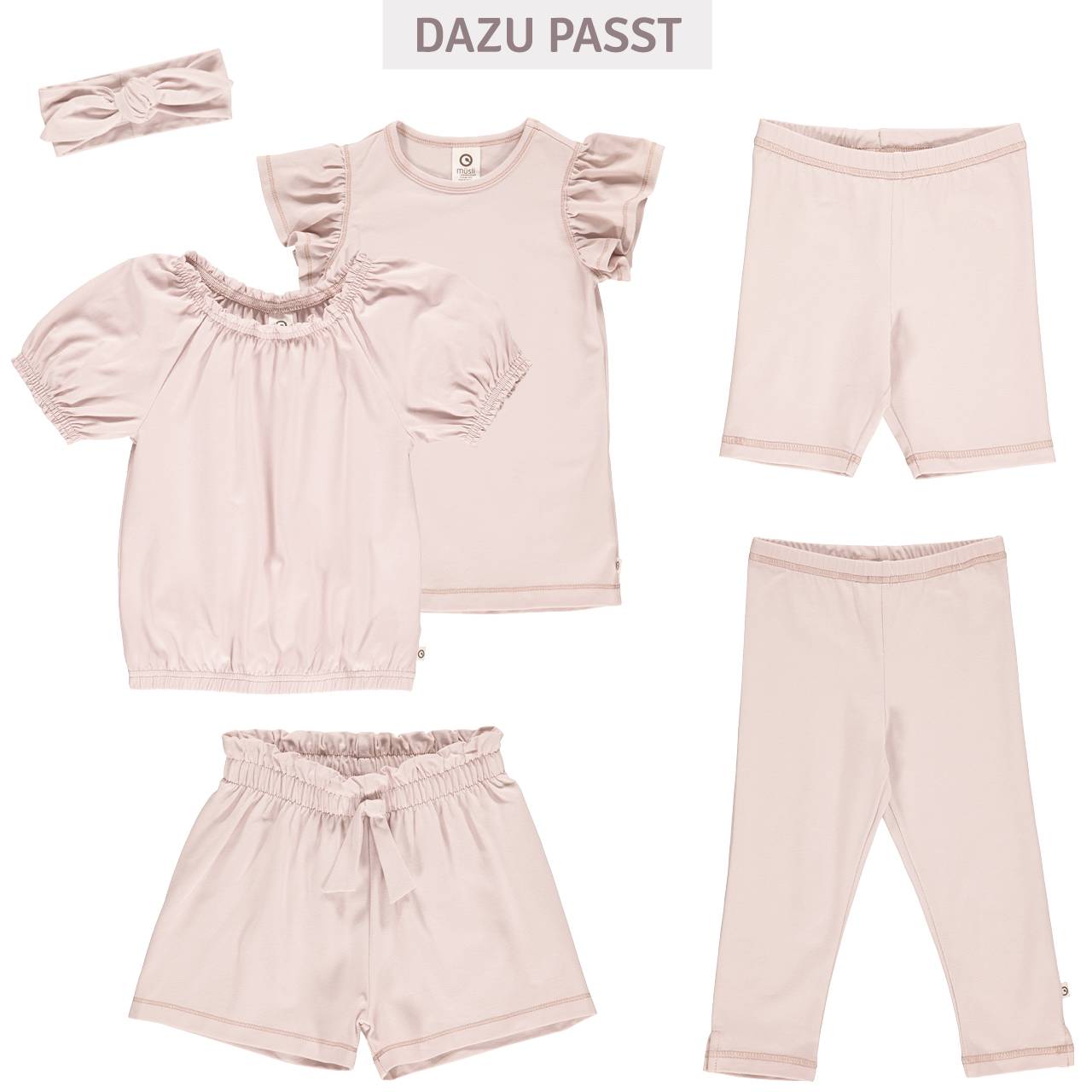 Leichte Shorts uni rose