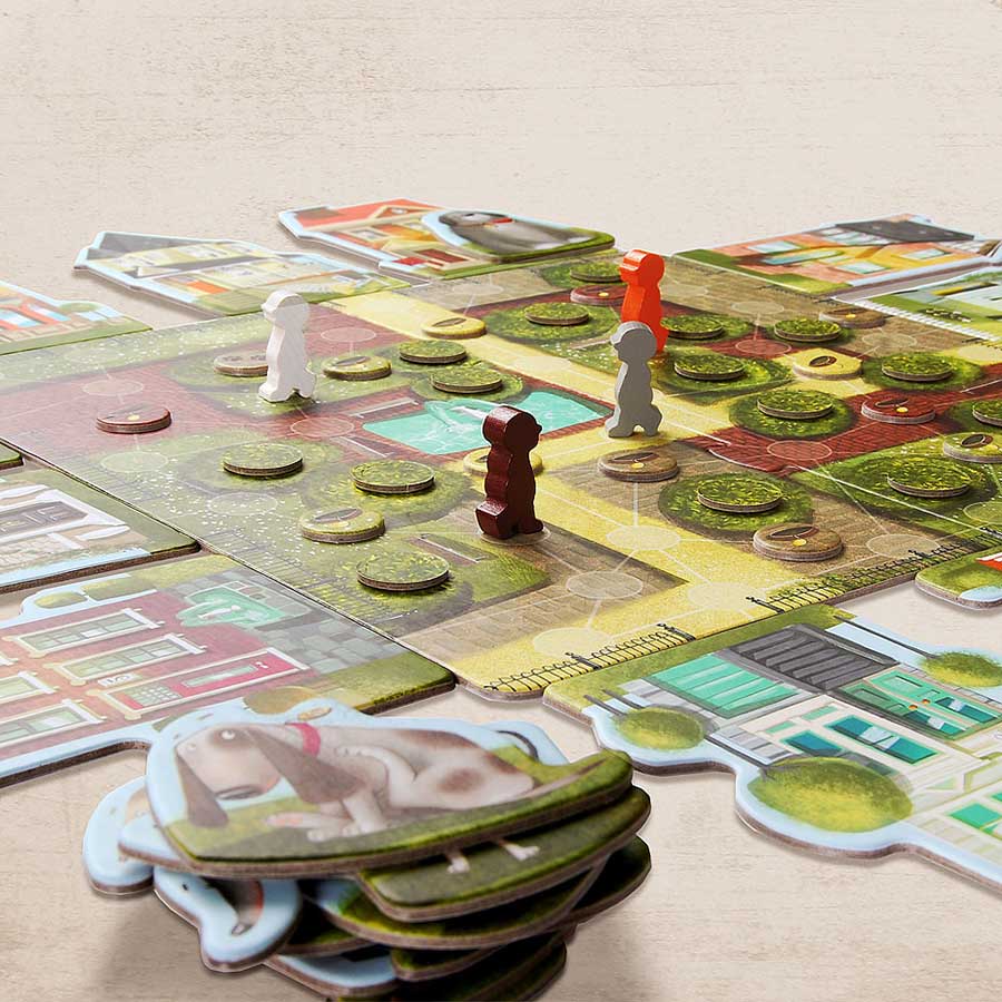 Brettspiel Dogs & Homes für schlaue Detektive (5-99 Jahre)