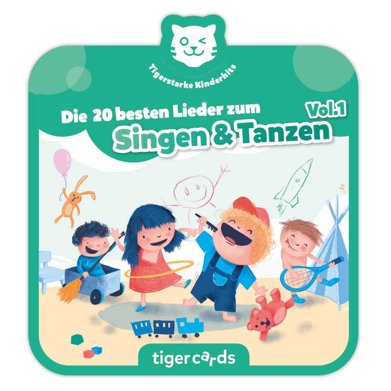 Die 20 besten Lieder zum Singen & Tanzen als Tigercard